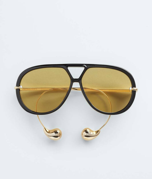 Bottega Veneta Drop Aviator Sunglasses