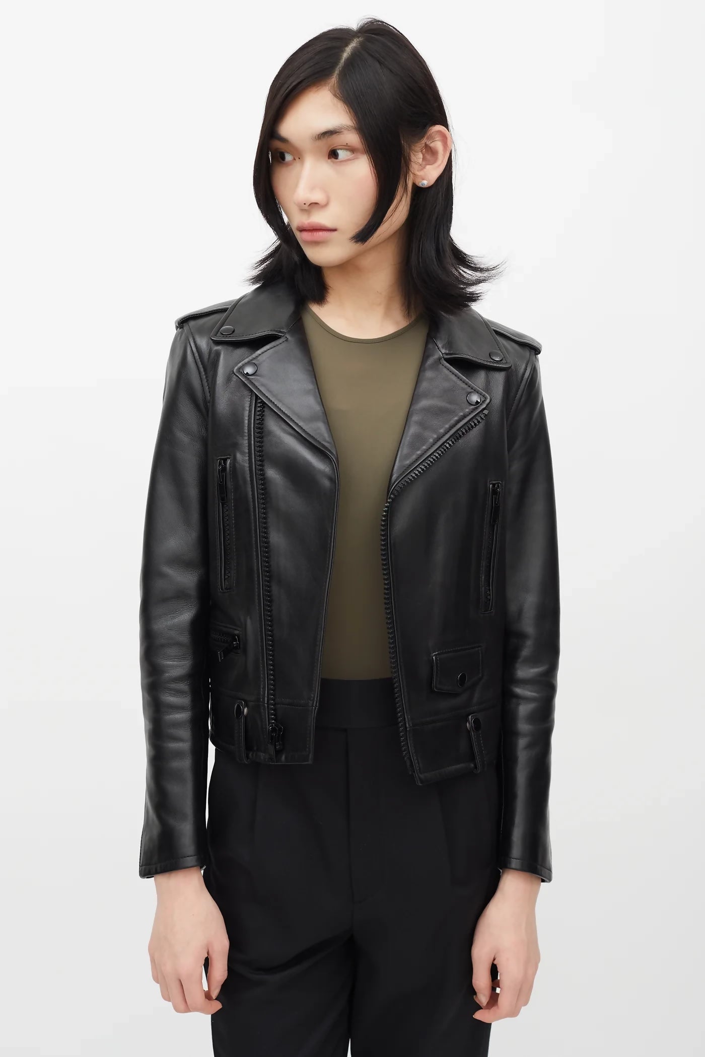 Saint Laurent Leather Jacket