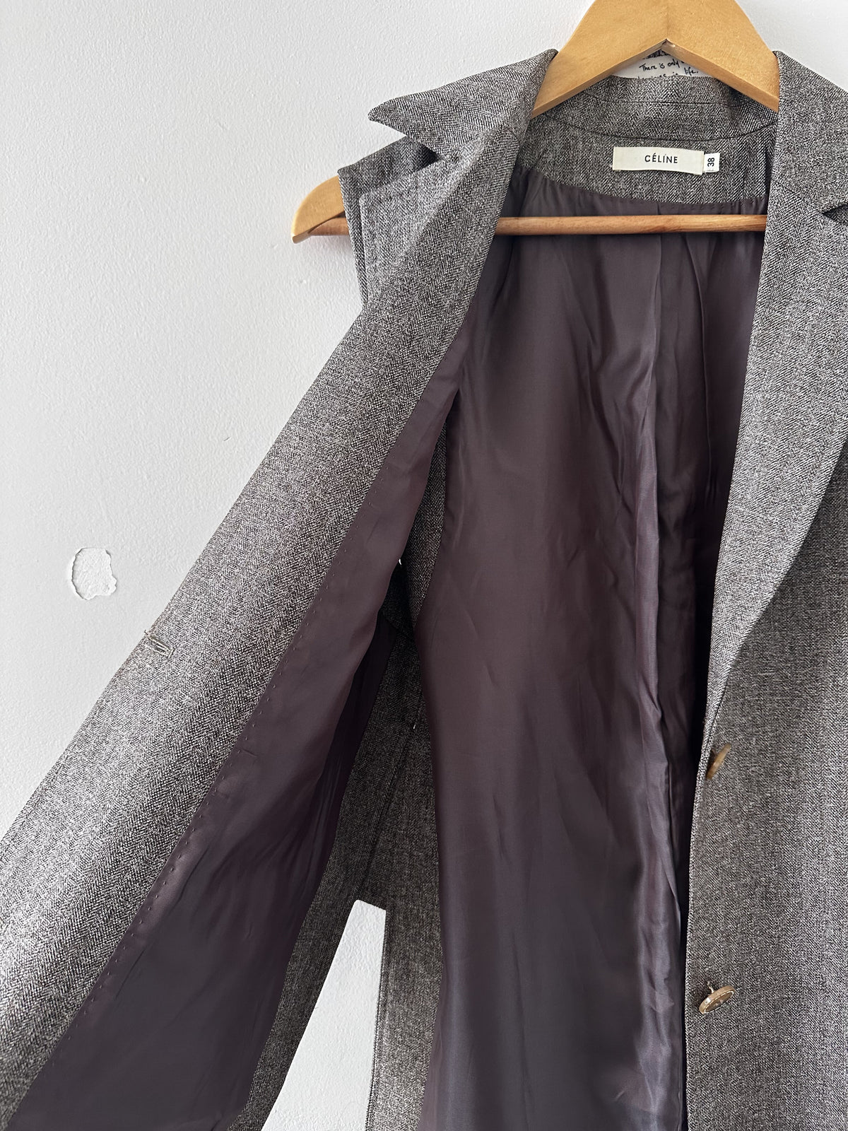CÉLINE — Tailored Long Gilet Size 38