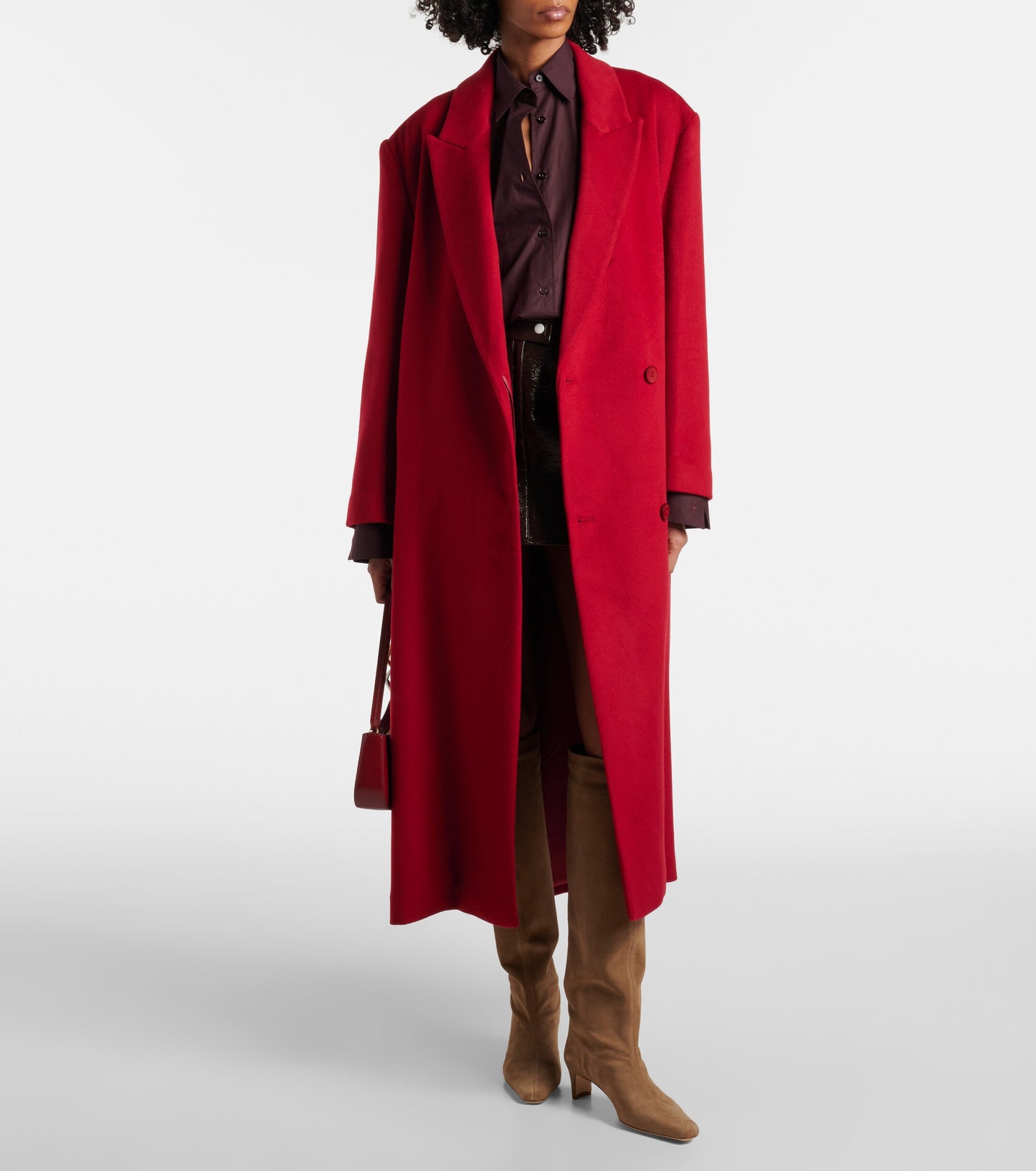 Staud Wally Suede Knee-High Boots
