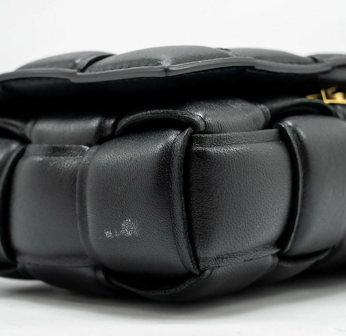 Bottega Veneta Small Padded Cassette Bag Lambskin Black