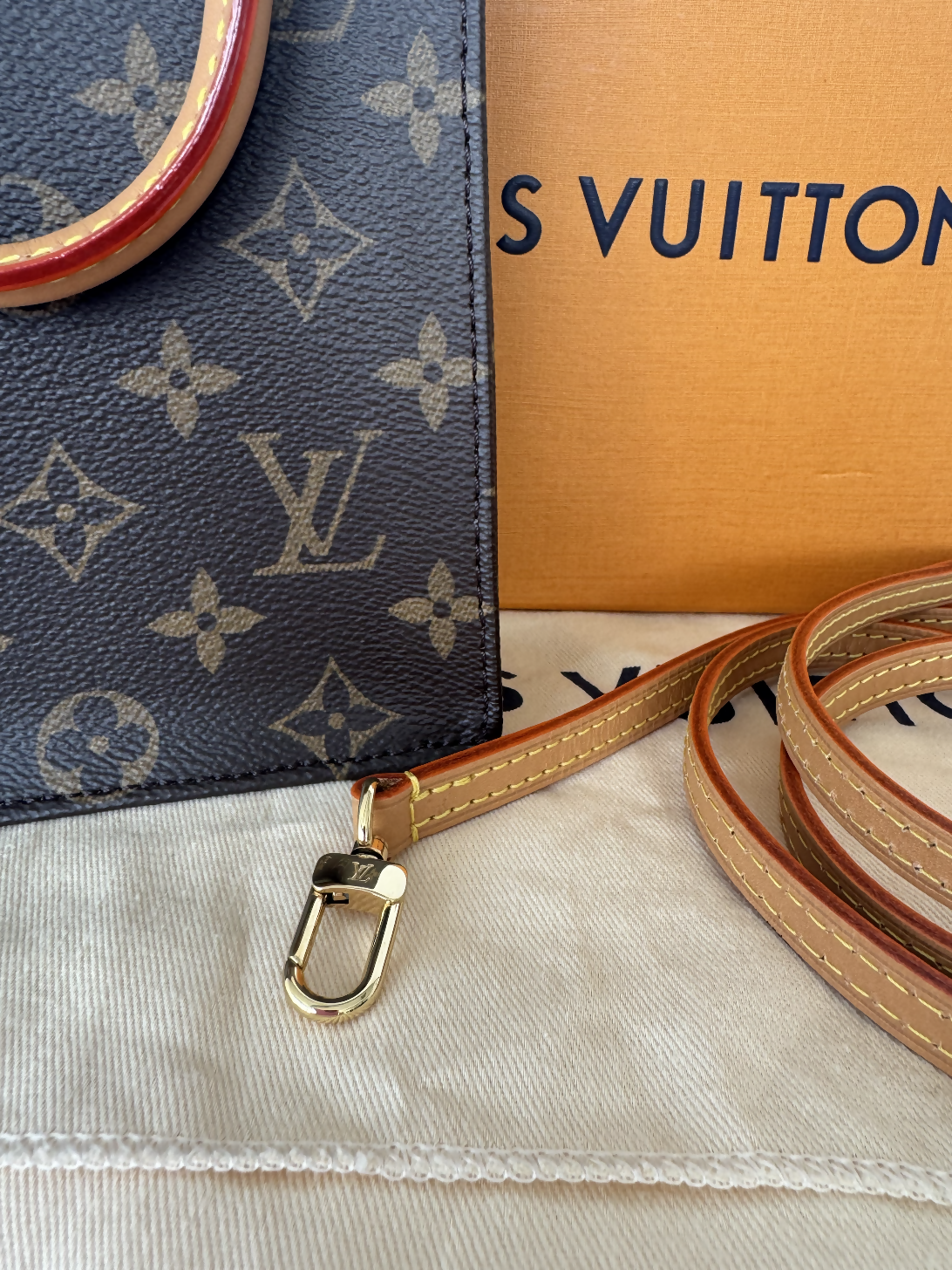 Louis Vuitton Petit Sac Plat - FULL SET