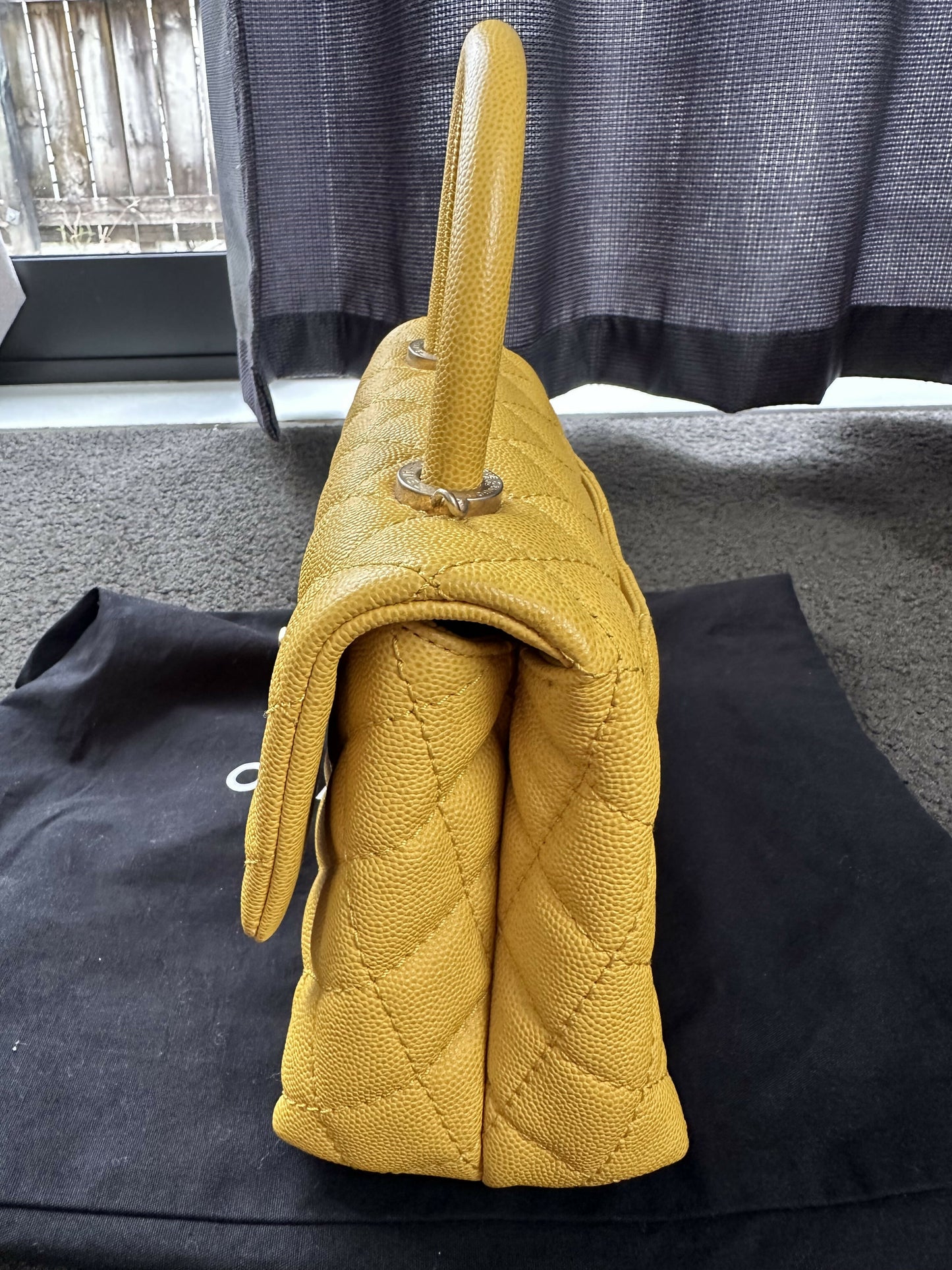 CHANEL Mini Coco Handle - Yellow #25