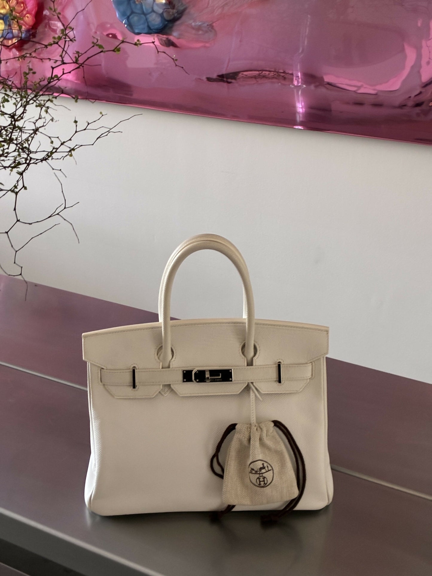Hermès Blanc Epsom Birkin 30 PHW