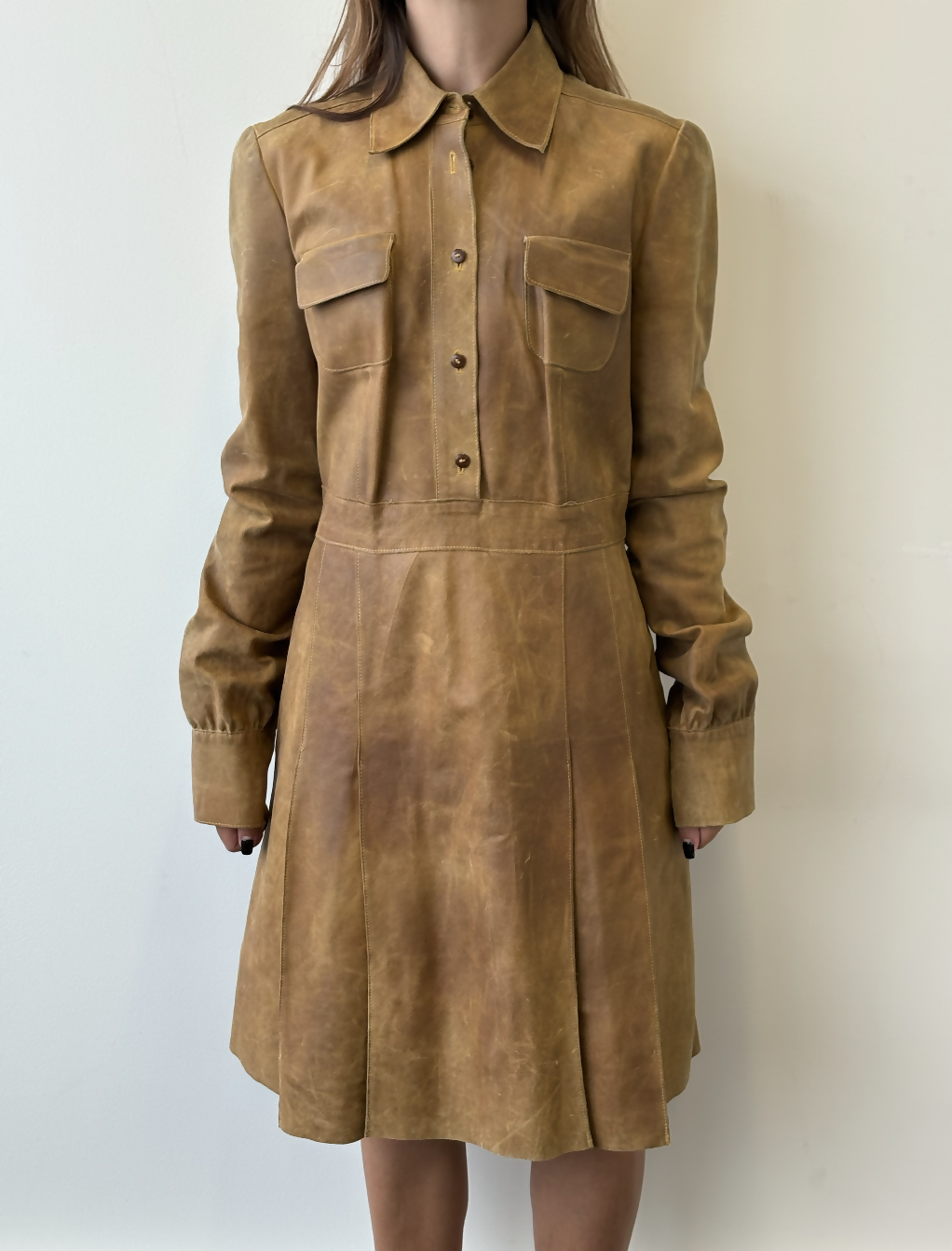 Vintage Prada Leather Dress