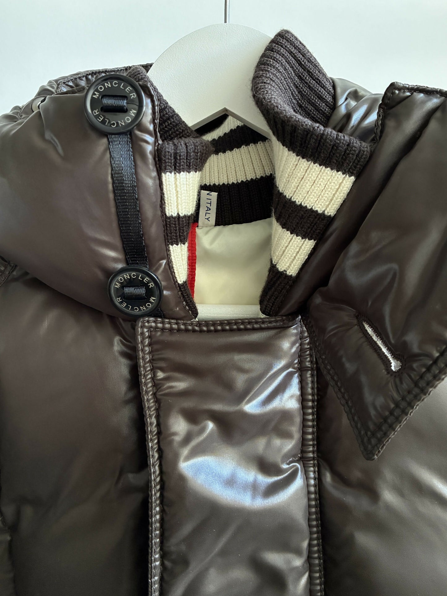 Moncler Maya Down Chocolate Brown Puffer Jacket