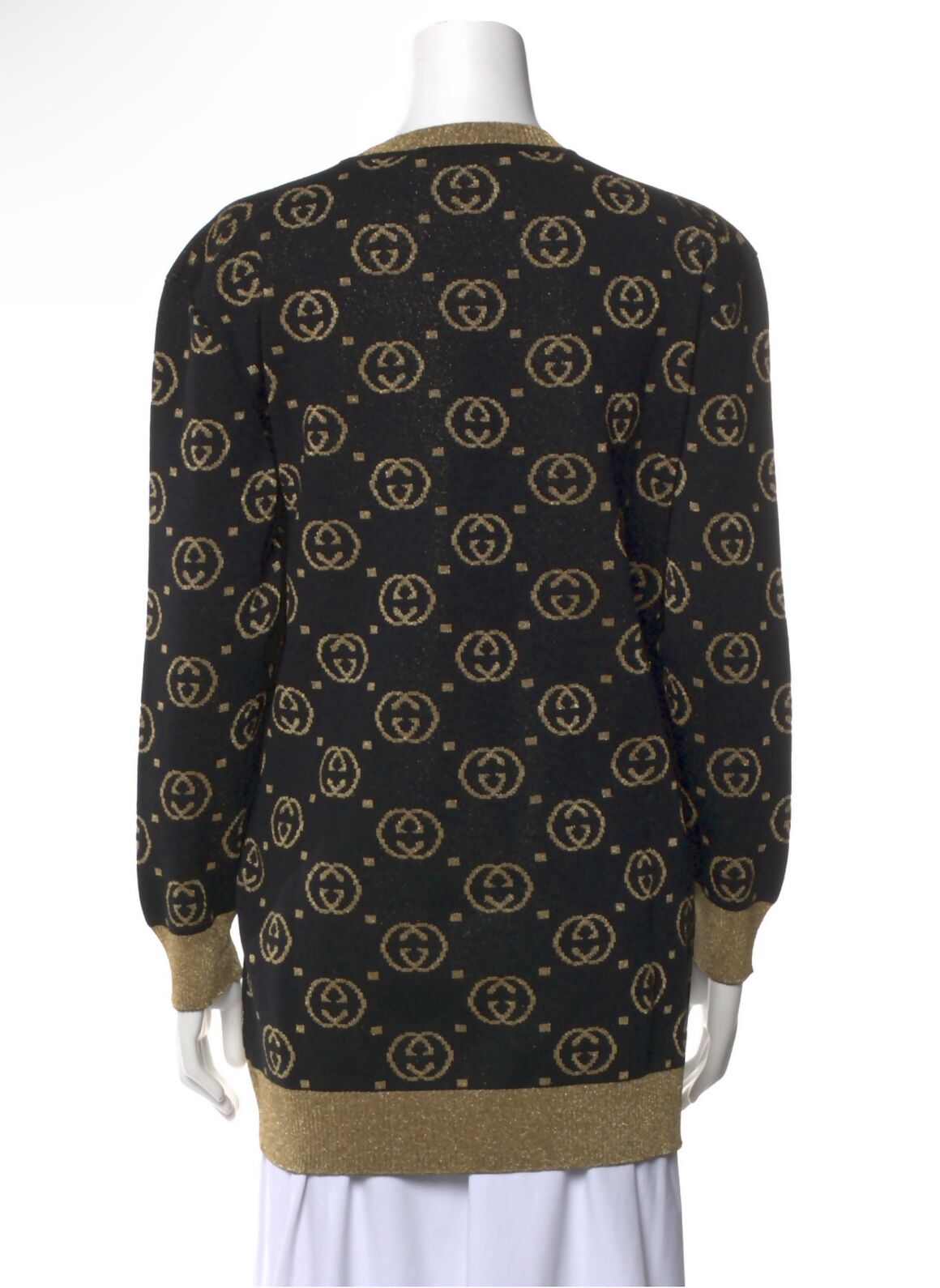 Gucci Jacquard Logo Knit Sweater