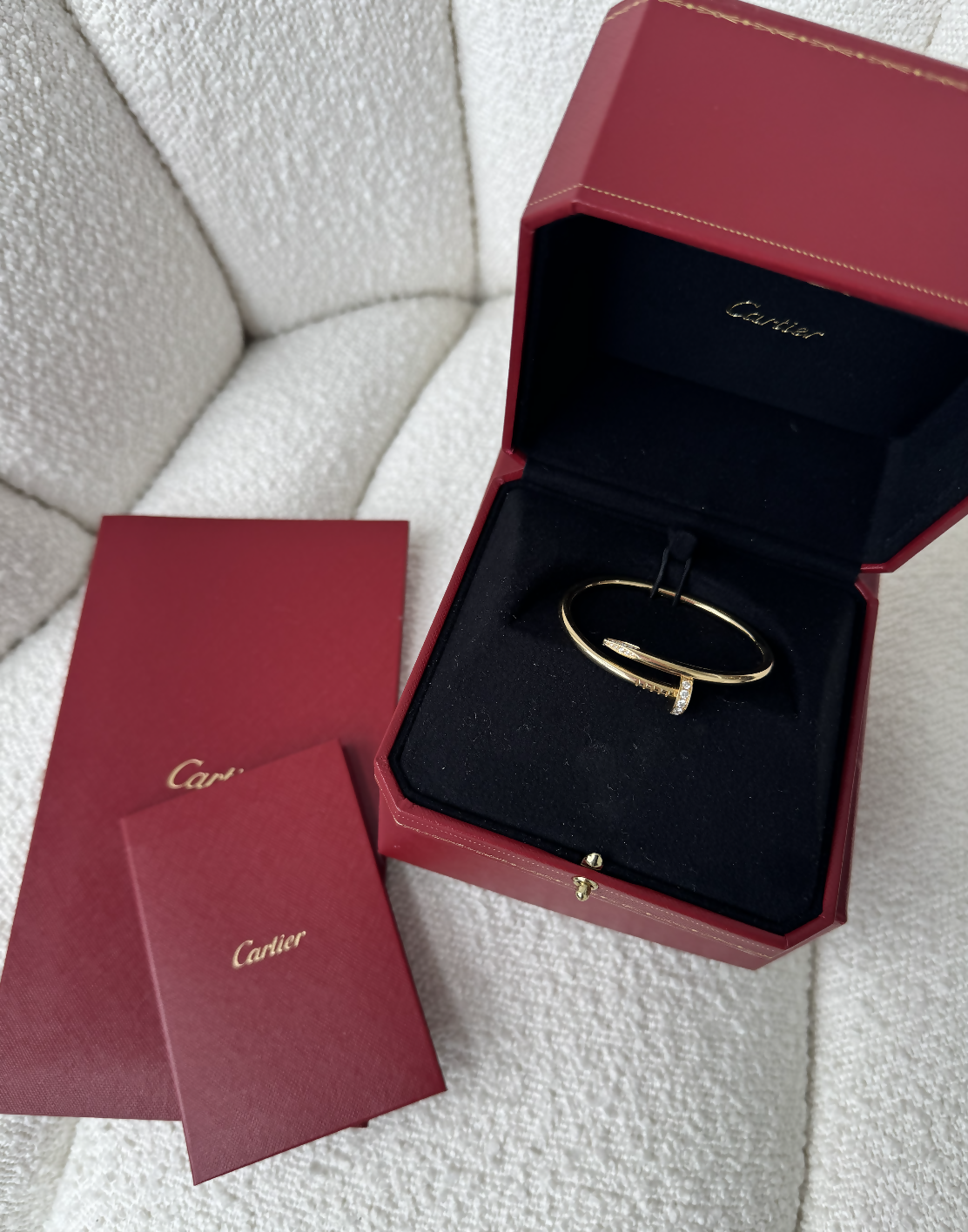 Cartier Juste un Clou Diamond Bracelet — FULL SET