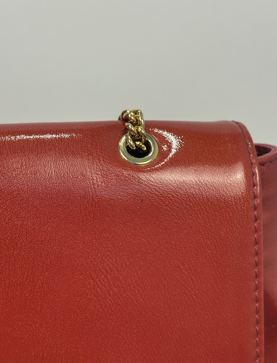 Vivienne Westwood Shoulder Bag in Red Patent Leather