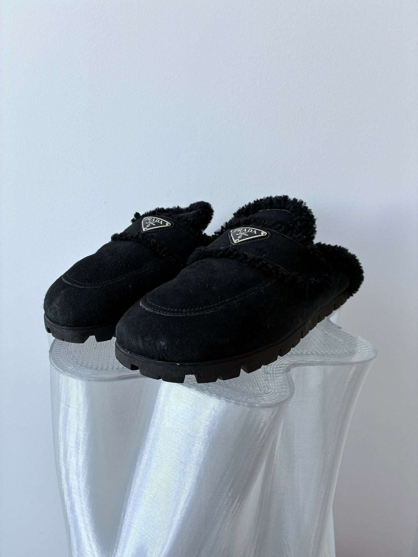 Prada Shearling Lined Mules