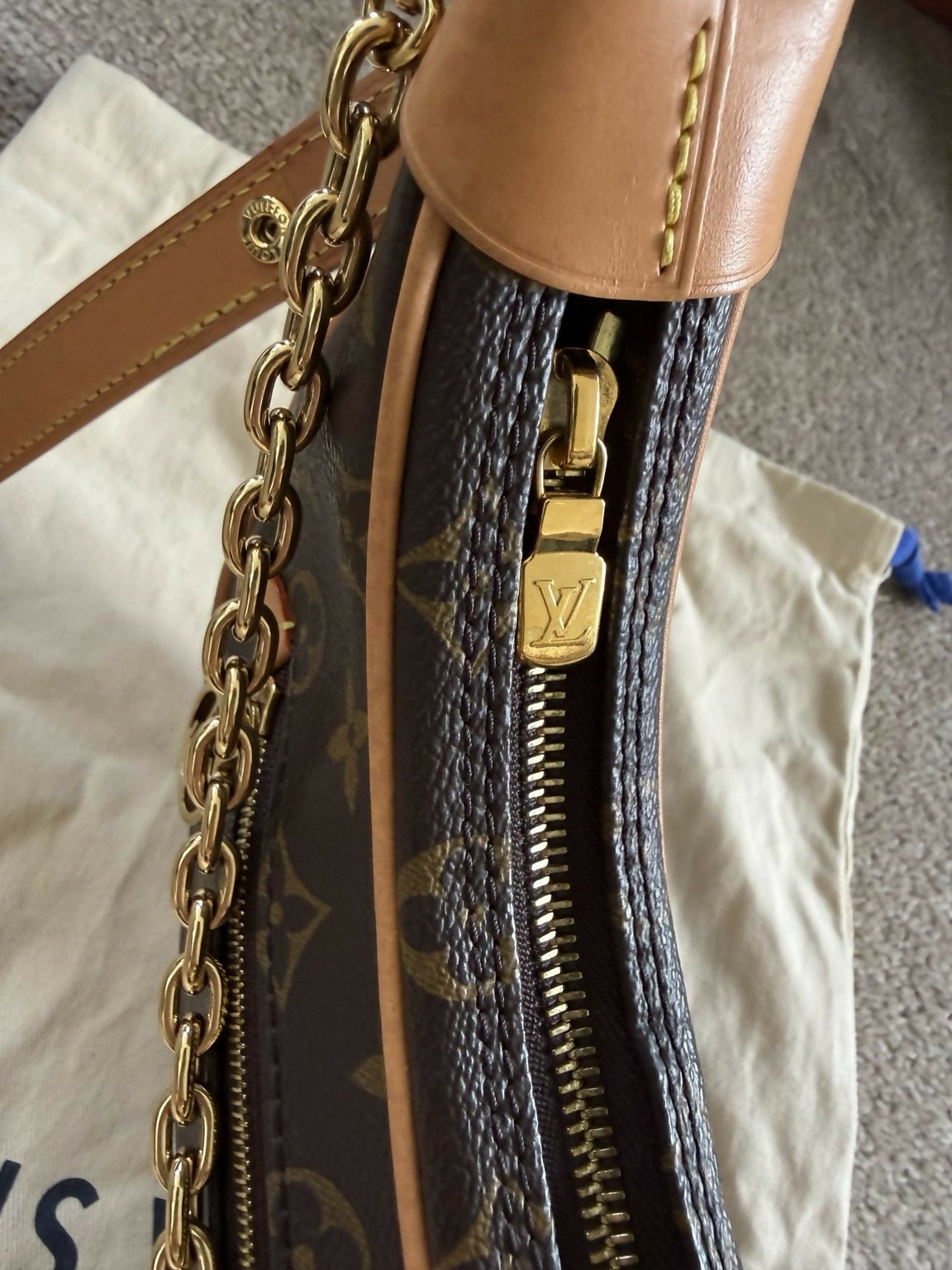 Louis Vuitton Loop Monogram Canvas Shoulder & Crossbody Bag M81098