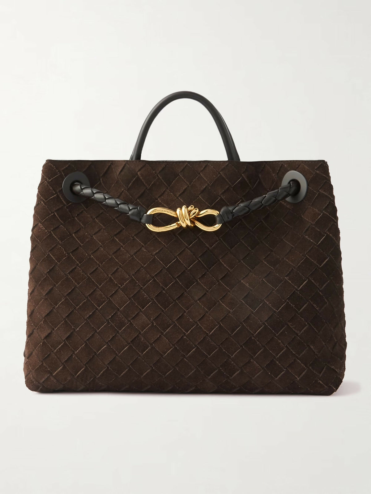 Bottega Veneta Andiamo Medium Suede Bag - New