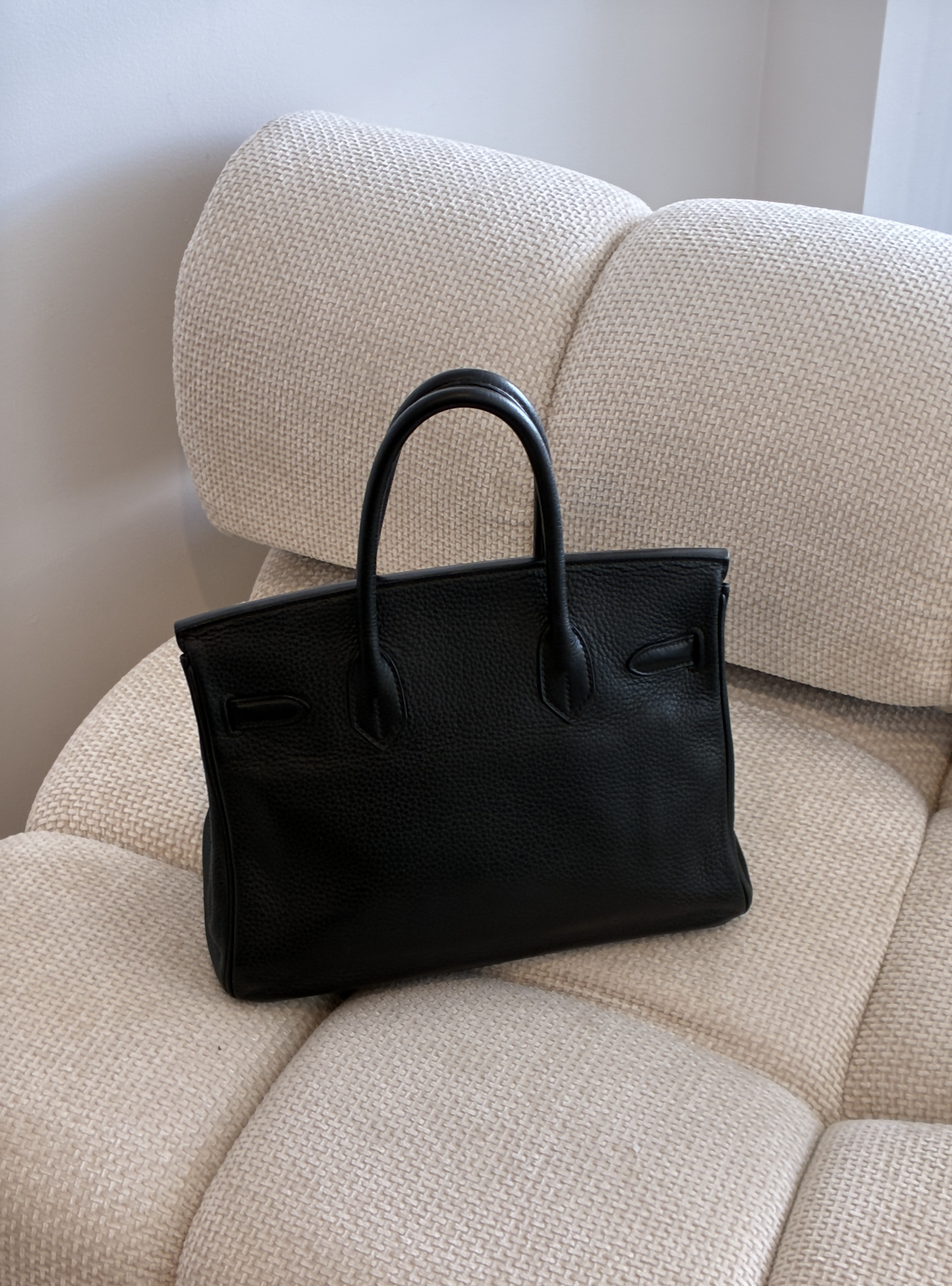 Hermès Birkin 30 – Noir Togo Leather with Palladium Hardware