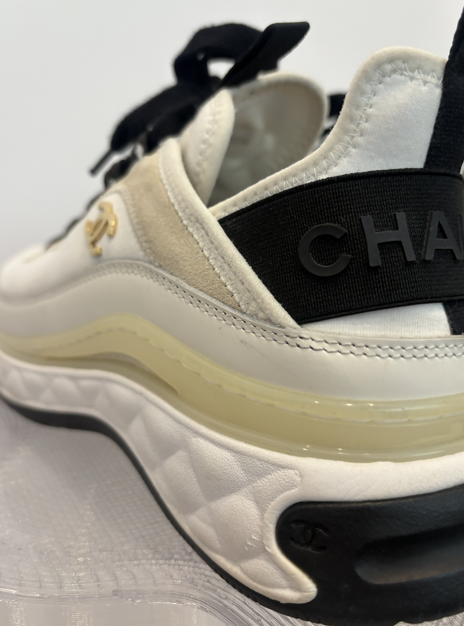 Chanel CC Interlocking Logo Sneakers