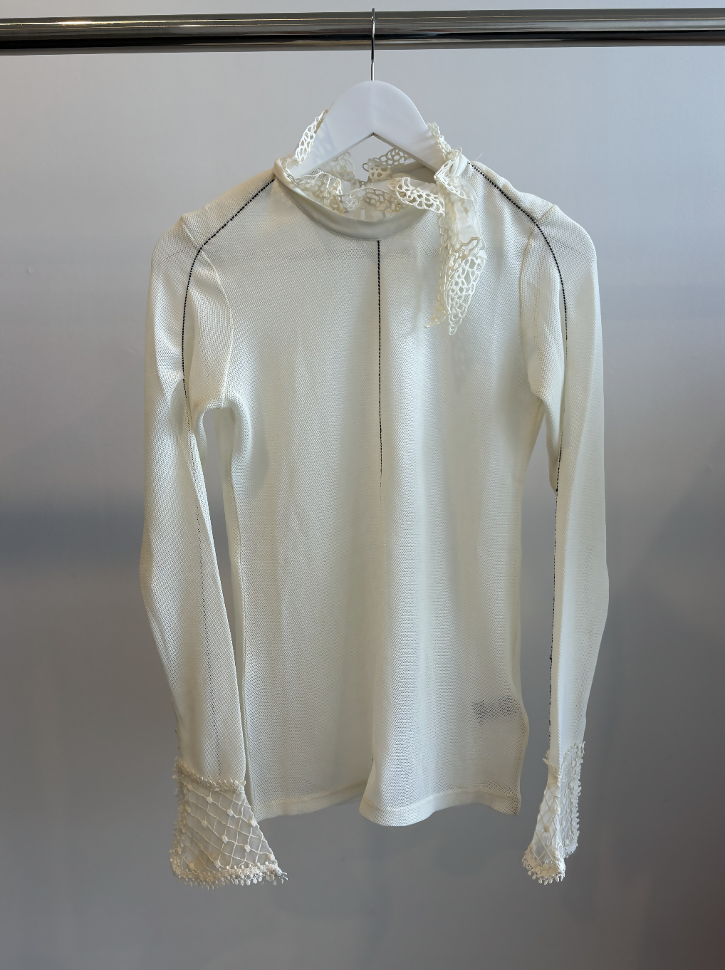 ISABEL MARANT – Sarah lace-trimmed mesh top