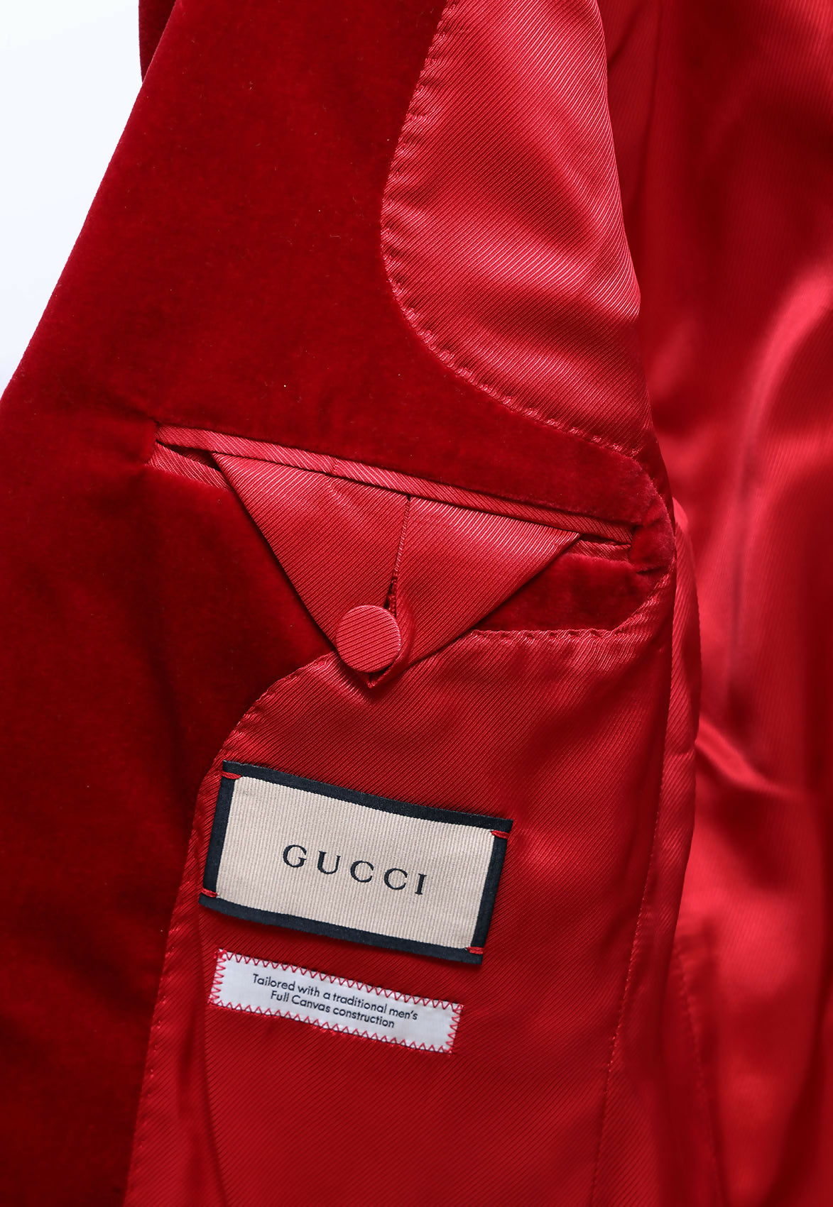 Tom Ford Red Velvet Gucci Suit