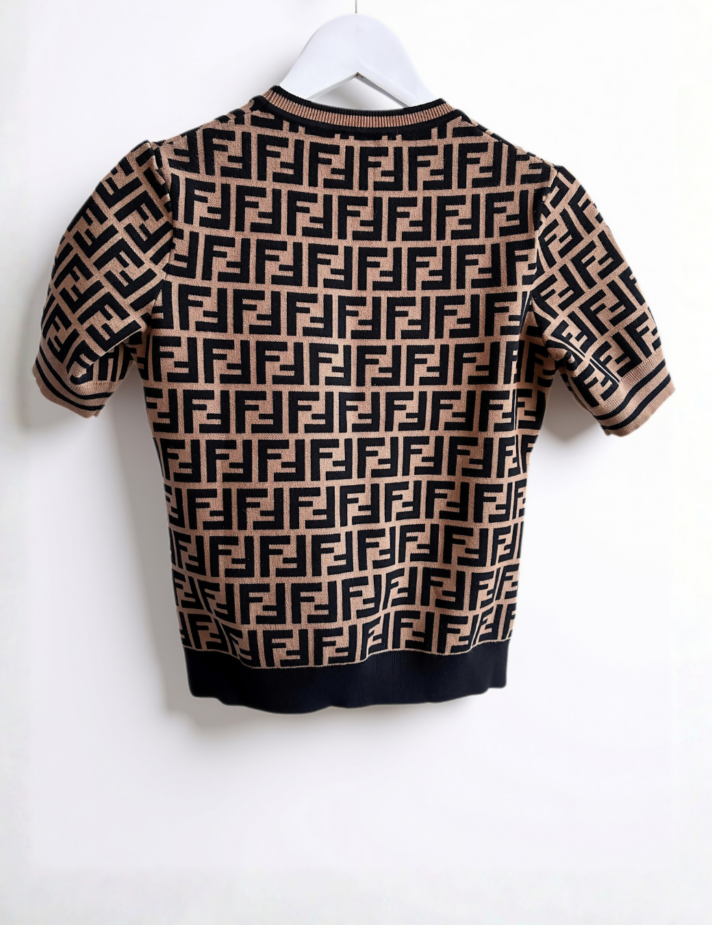 Fendi FF Monogram Knit T-Shirt