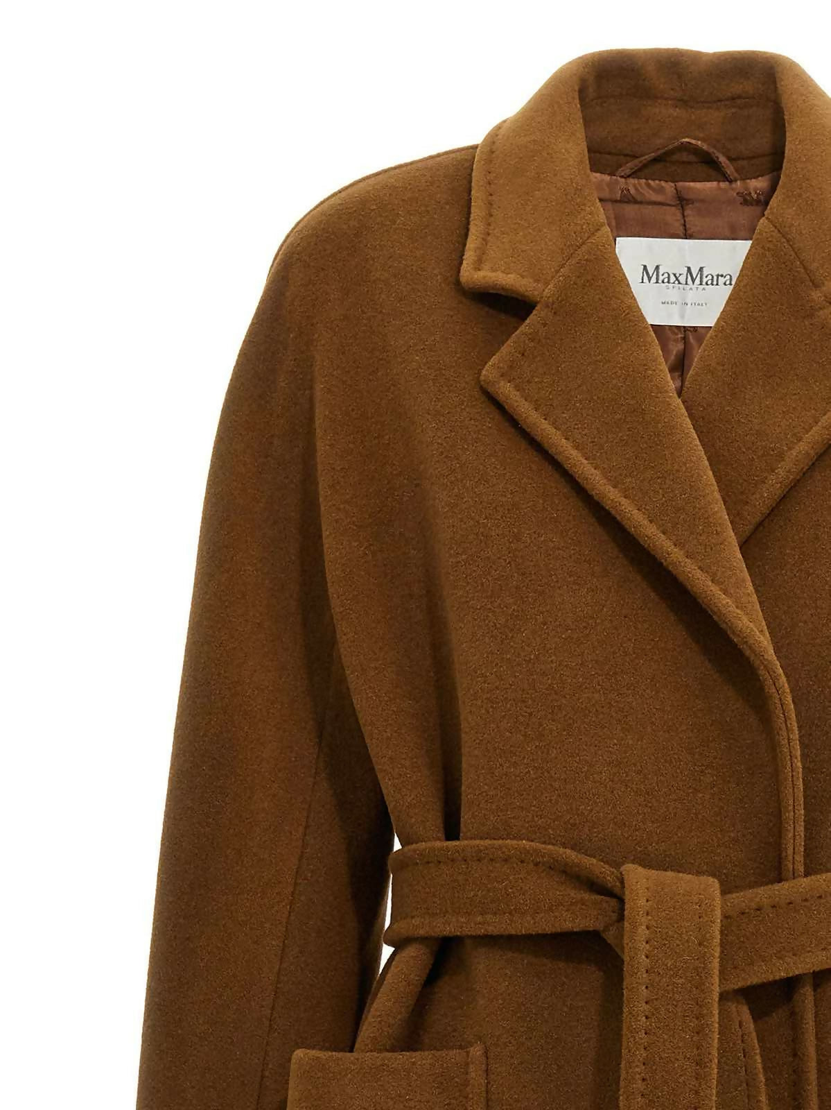 Max Mara Attuale Collared Belted Coat