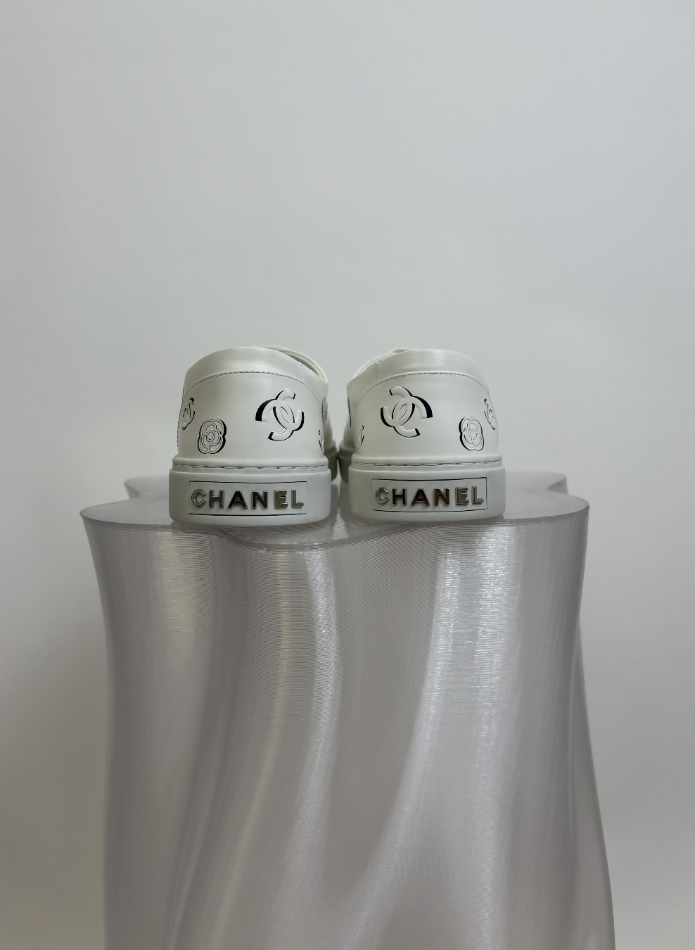 Chanel 2024 CC and Camellia Logo Sneakers