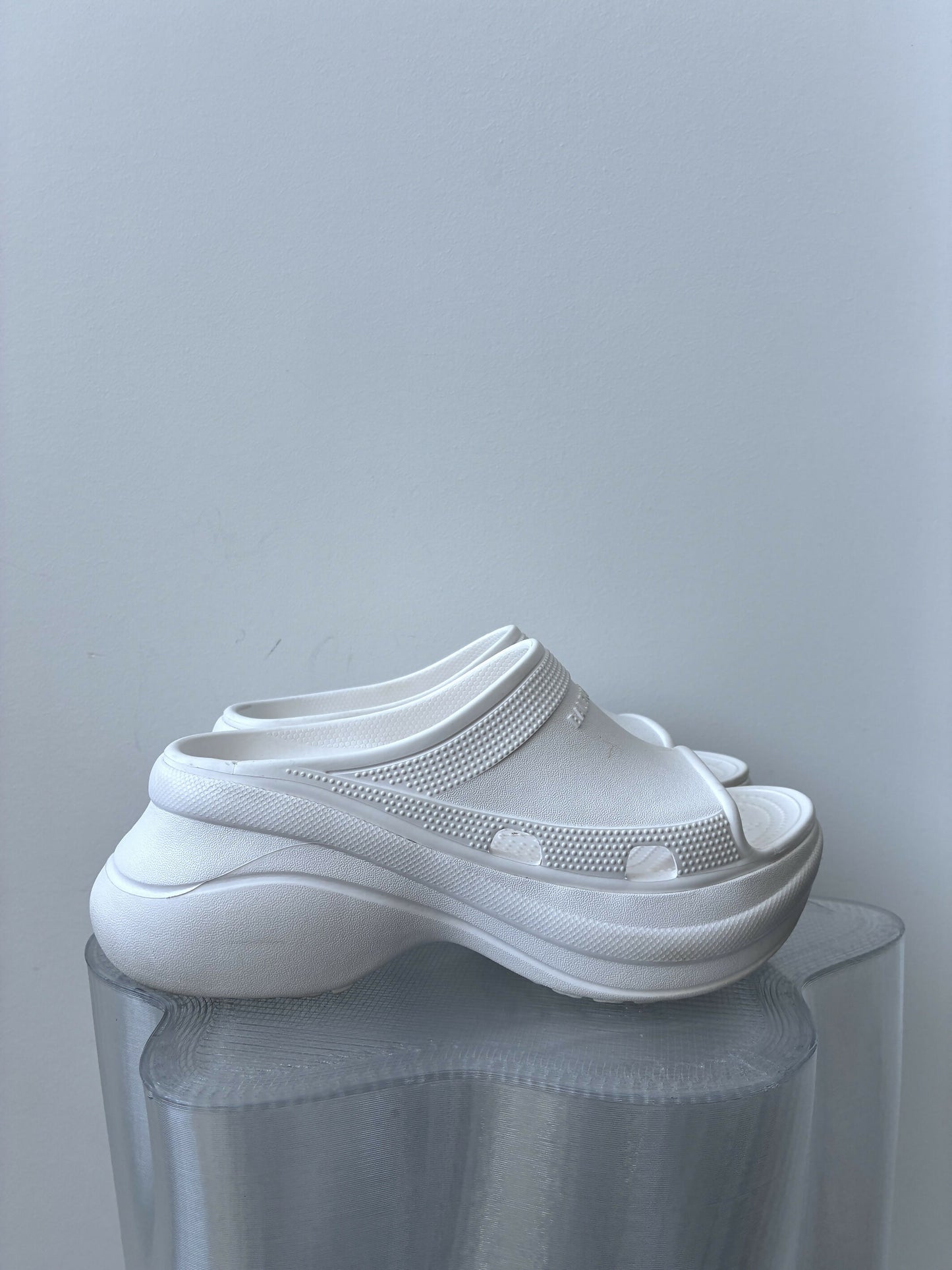Balenciaga x Crocs Rubber Platform Slides