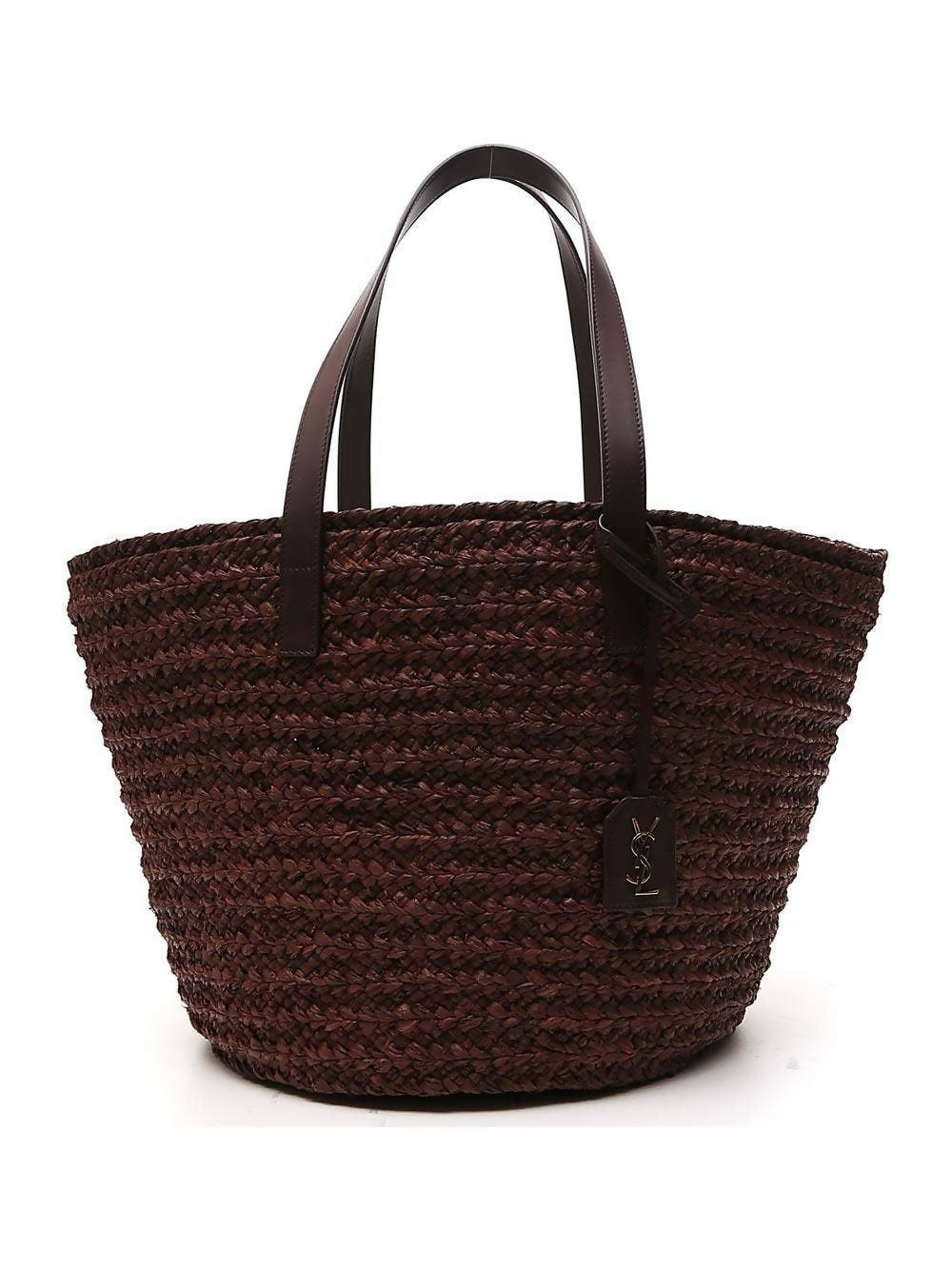 Saint Laurent Sac Panier Medium Brown