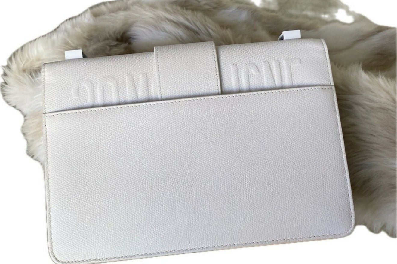 Christian Dior 30 Montaigne Ultra Matte Bag — White | Full Set 