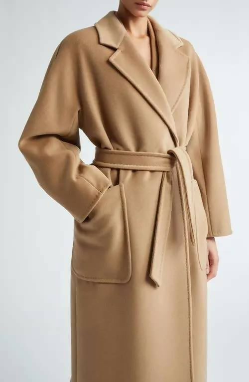 Max Mara Locri Belted Long-Sleeved Coat