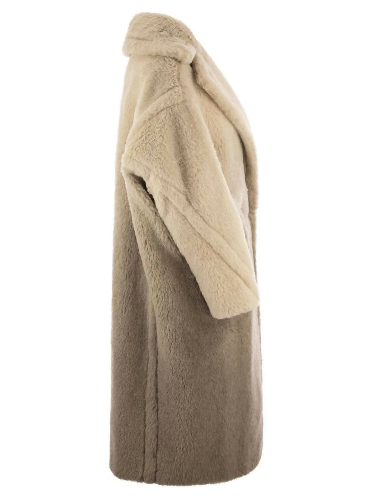 Max Mara Gatto Gradient Double-Breasted Teddy Coat