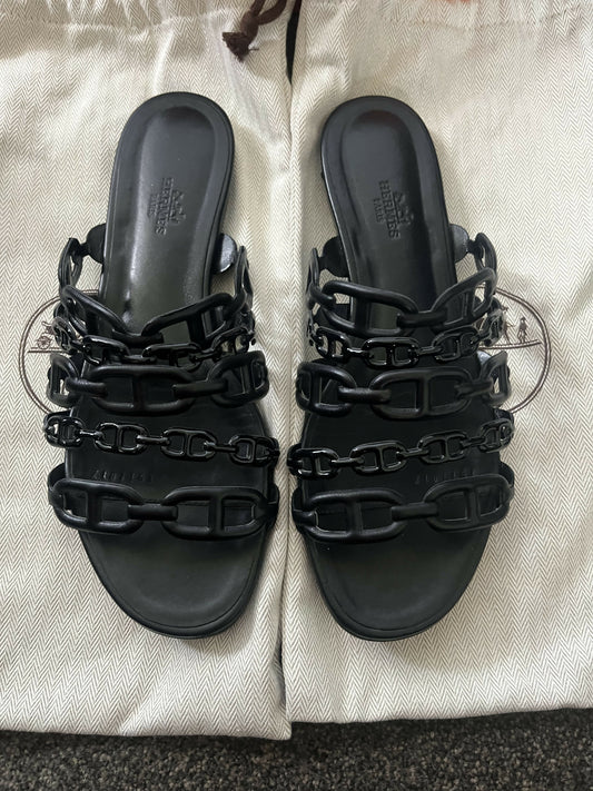 Hermes Chaine d’ Ancre Rivage sandals - Full Set