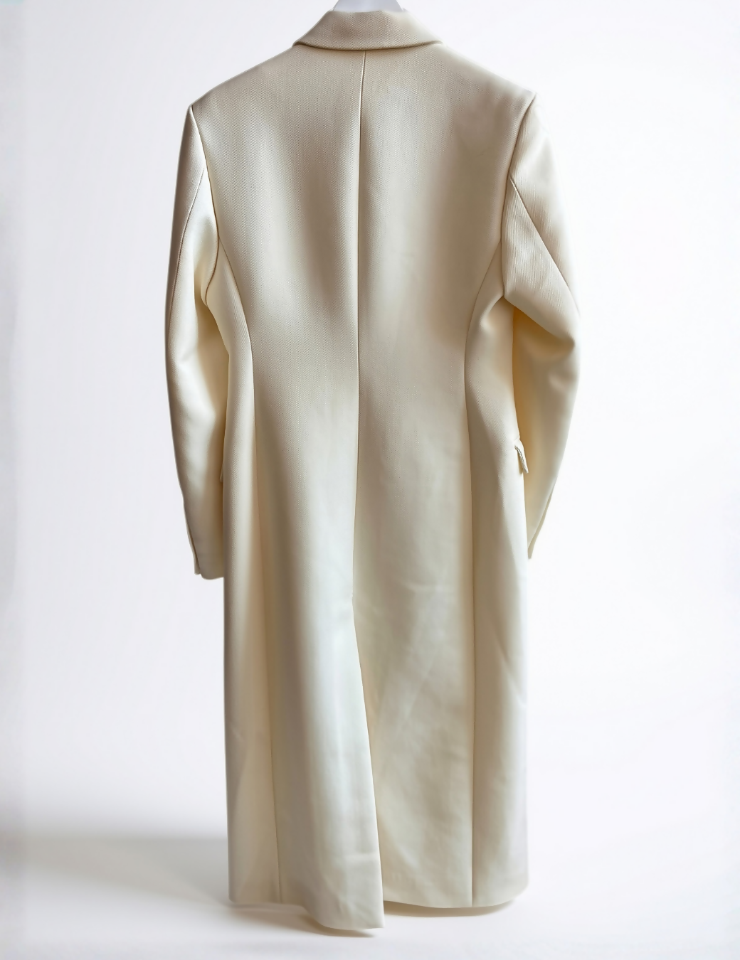 WARDROBE.NYC Cream Double-Breasted Coat