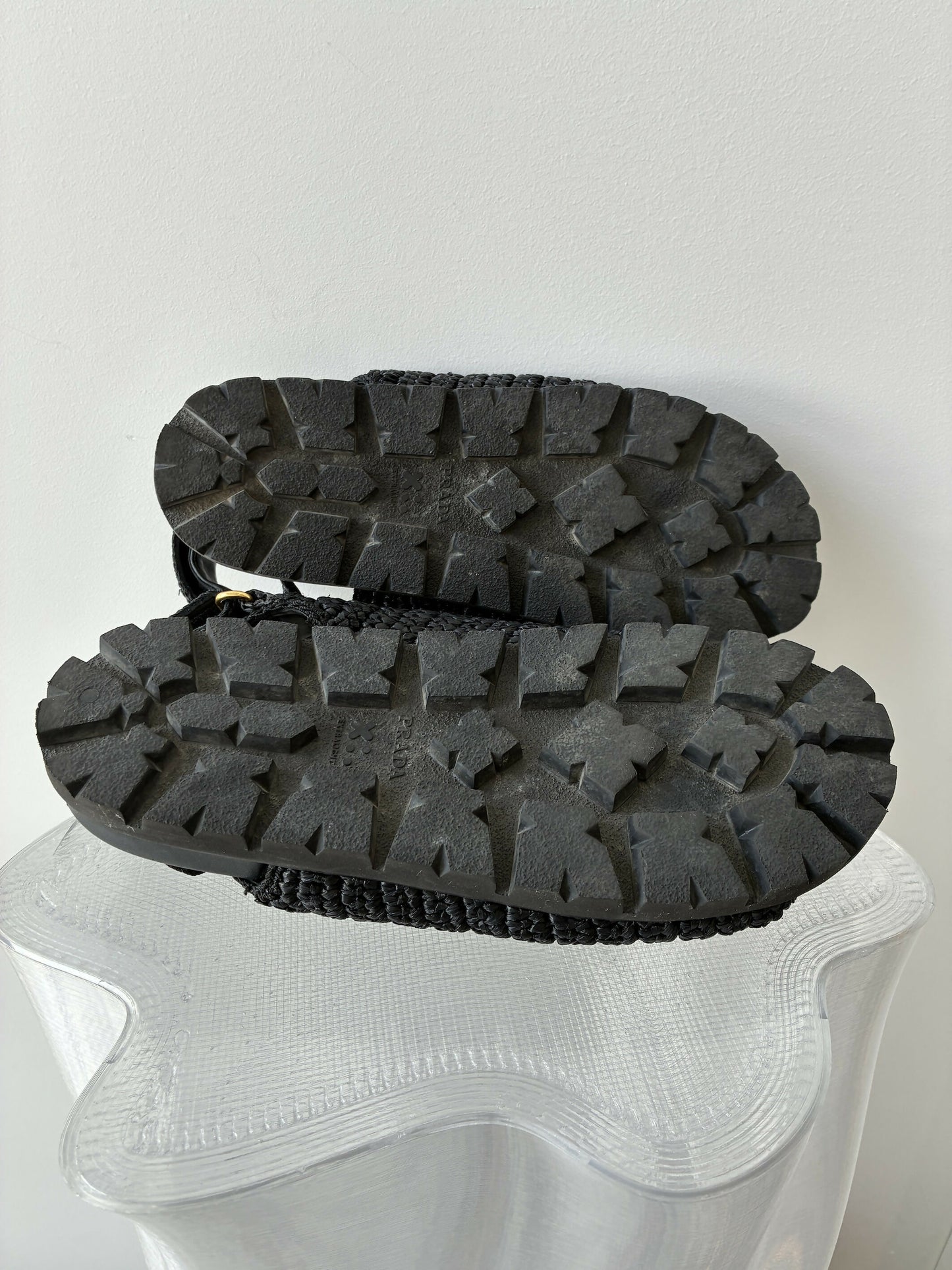 Prada Crochet Sandals