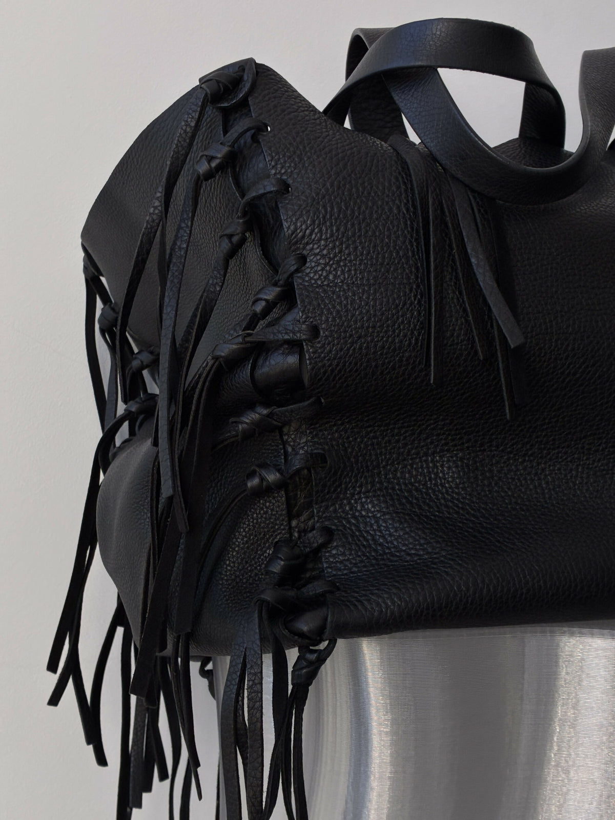 Valentino Garavani C-Rockee Fringe Tote Bag