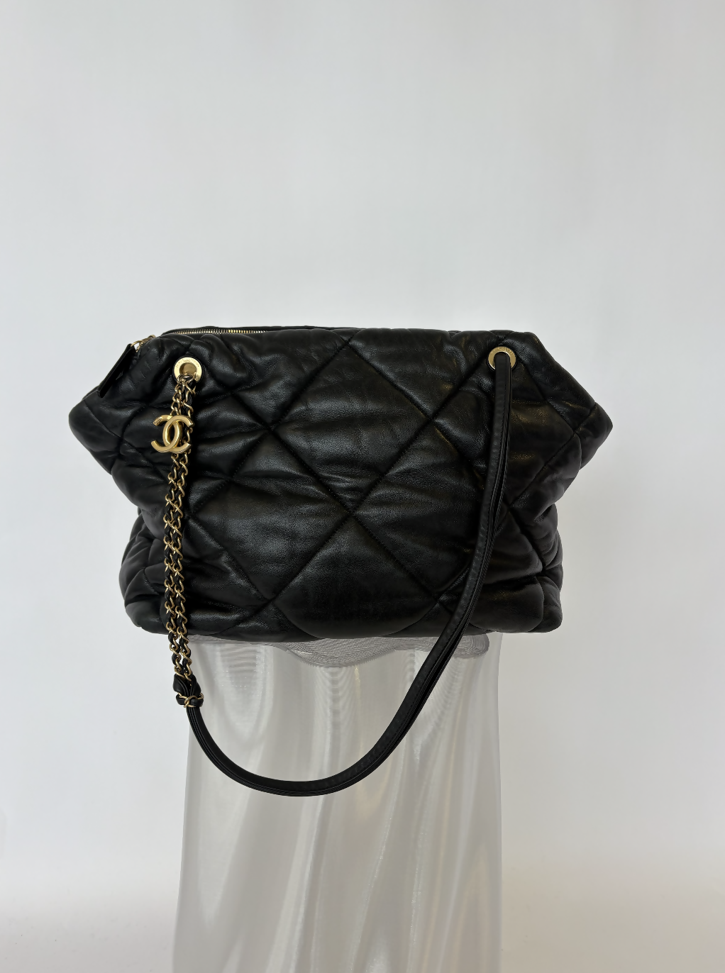 Chanel Quilted Leather Tote