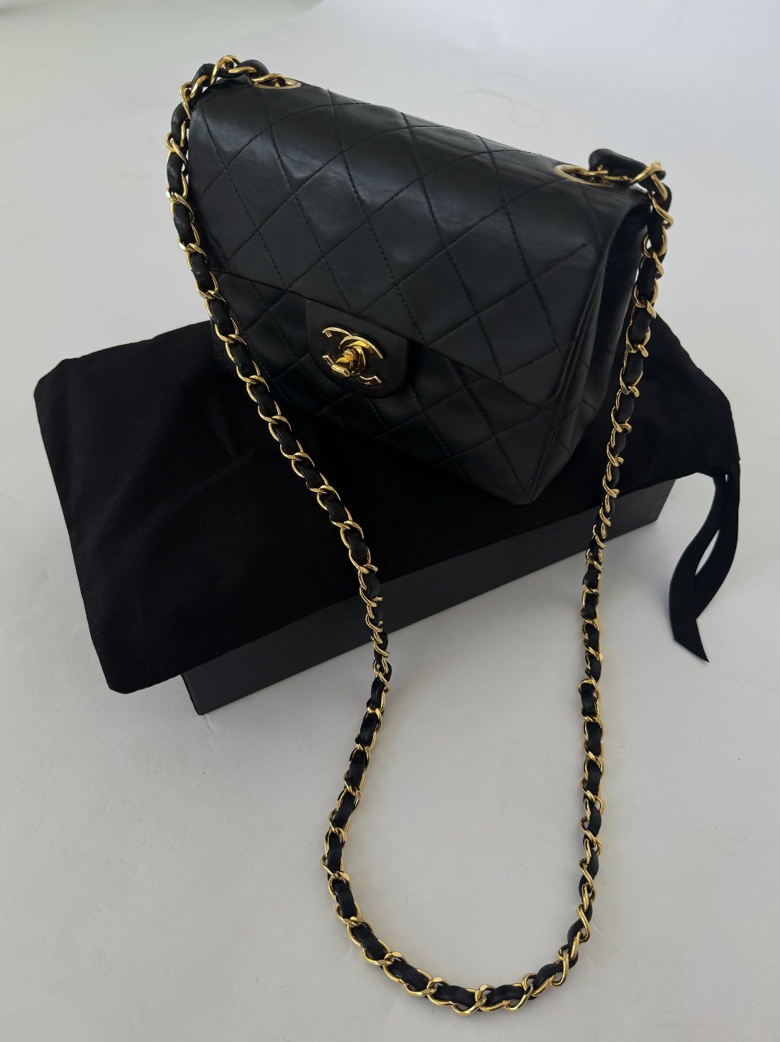 Chanel Small Square Flap Shoulder Bag - FULL SET