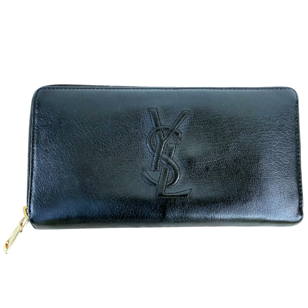 Saint Laurent Monogram Full Zip Wallet