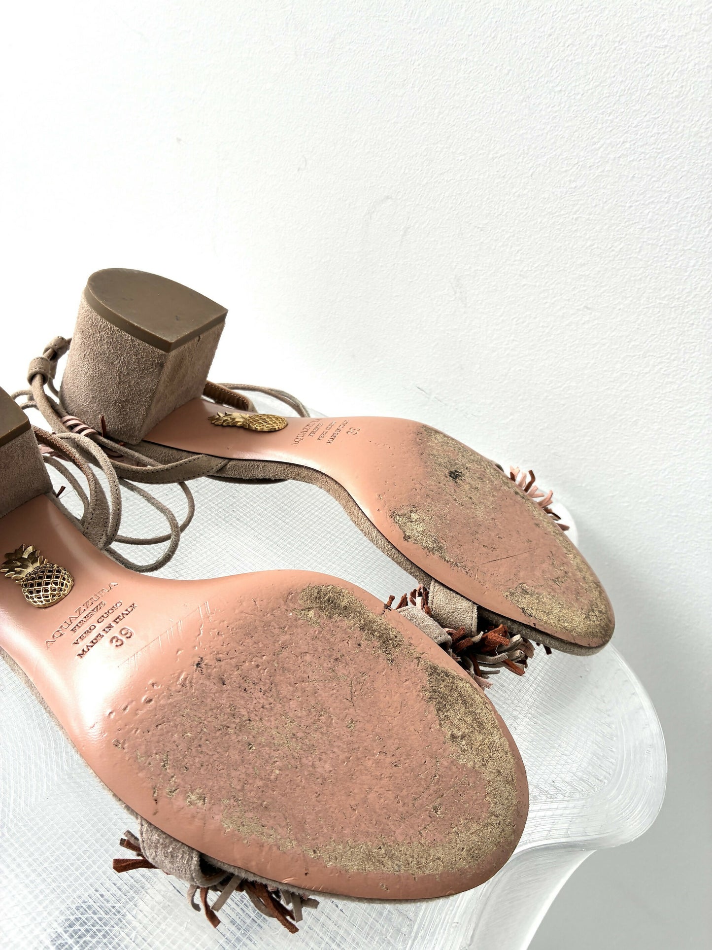 Aquazzura Wild Thing Block Heeled Sandals