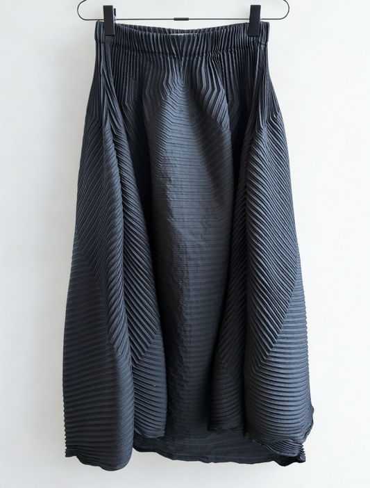 Issey Miyake Black Maxi Skirt