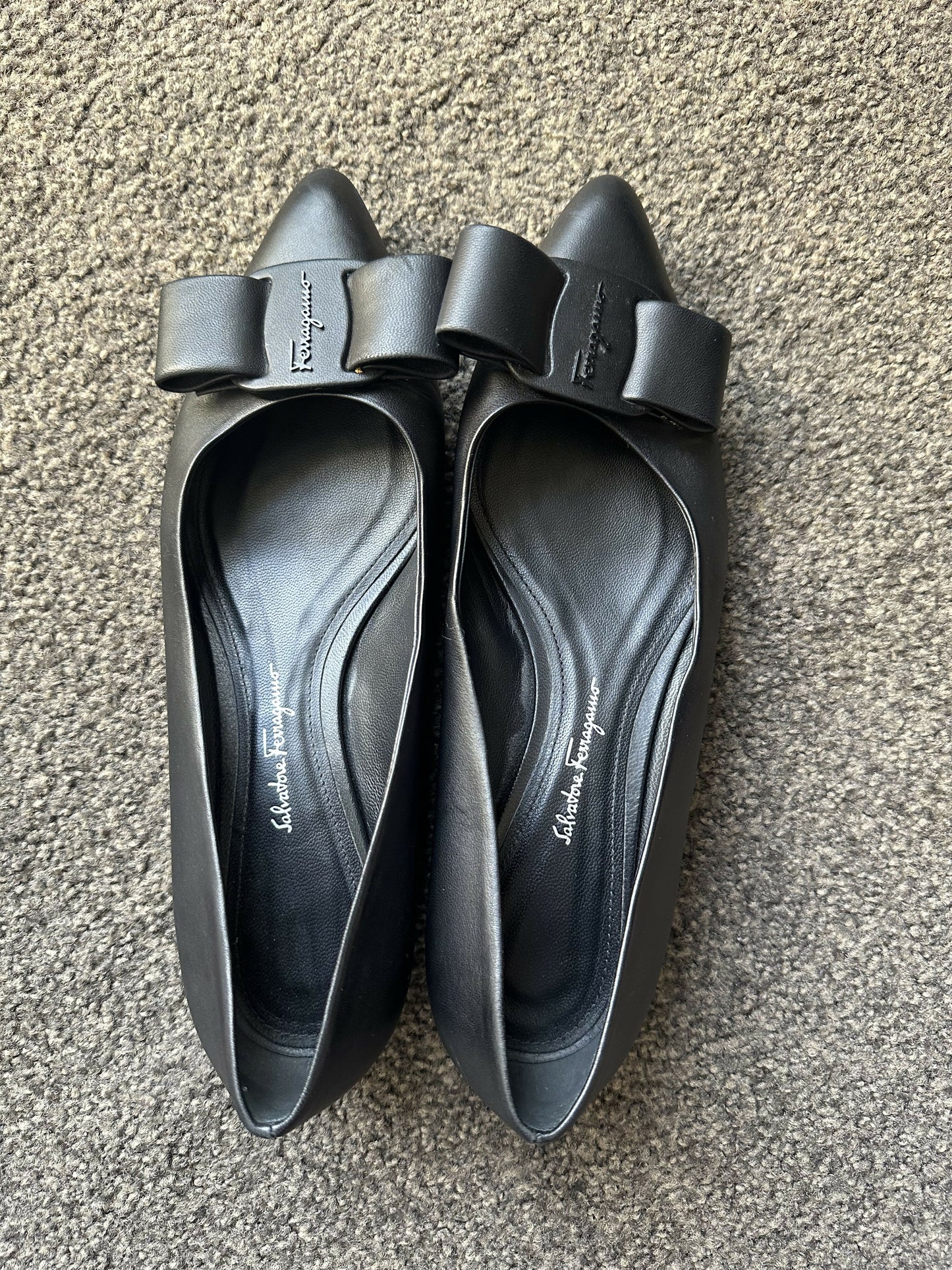 SALVATORE FERRAGAMO Flat Shoes - Black