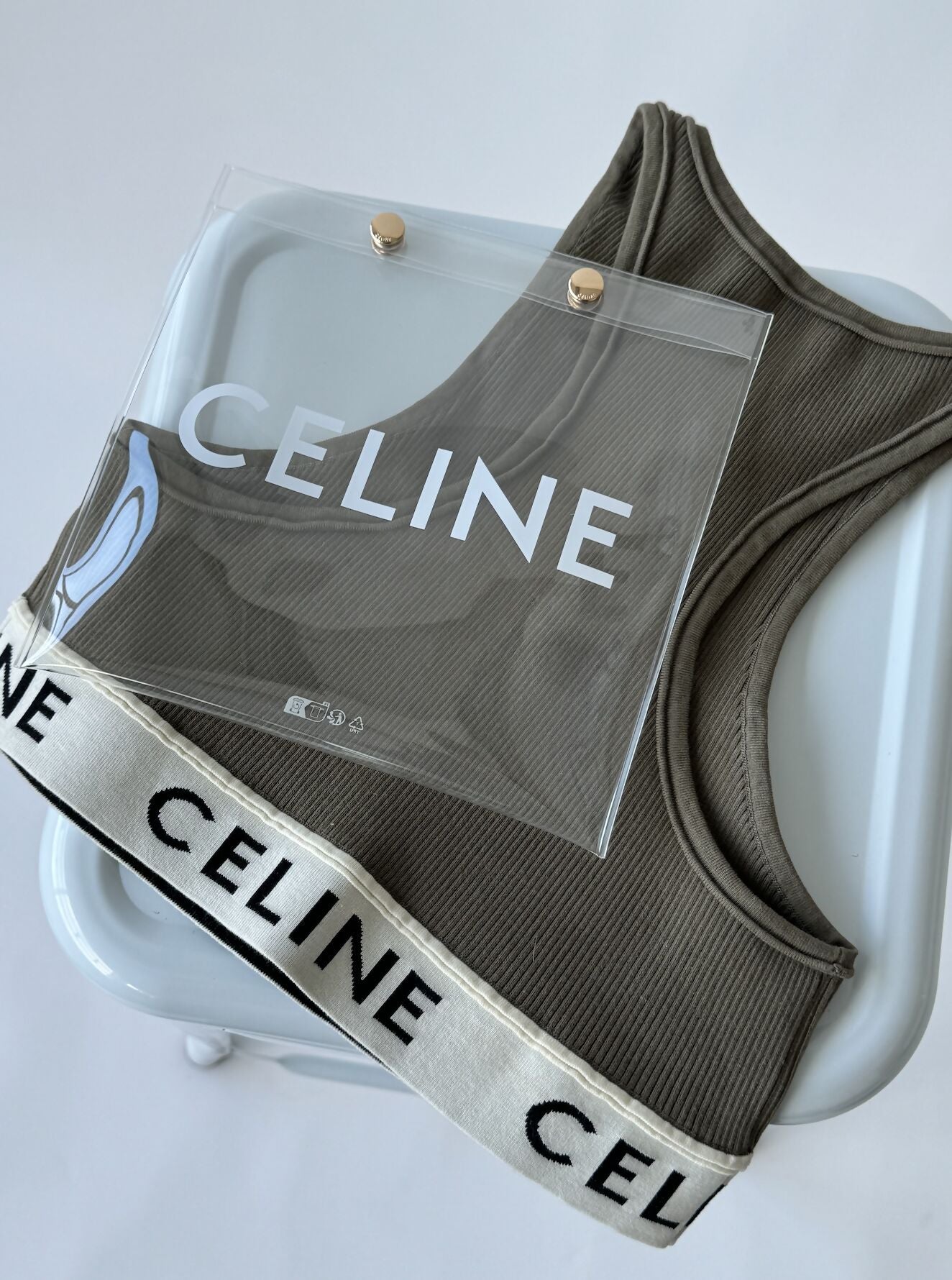 Celine Jersey Top Bra