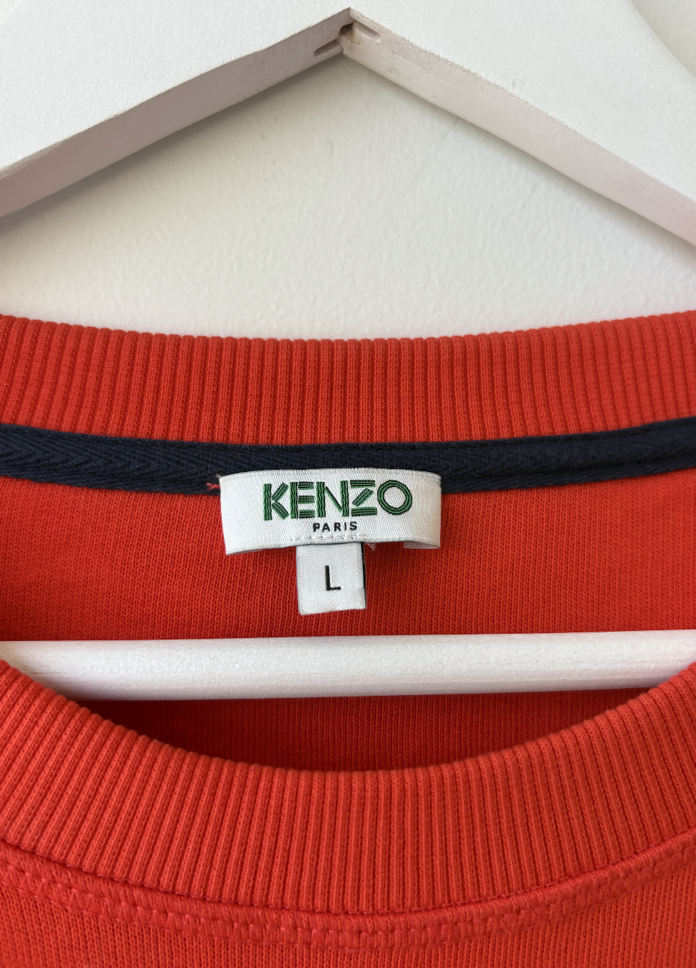 Kenzo Paris Red Tiger Embroidered Jumper