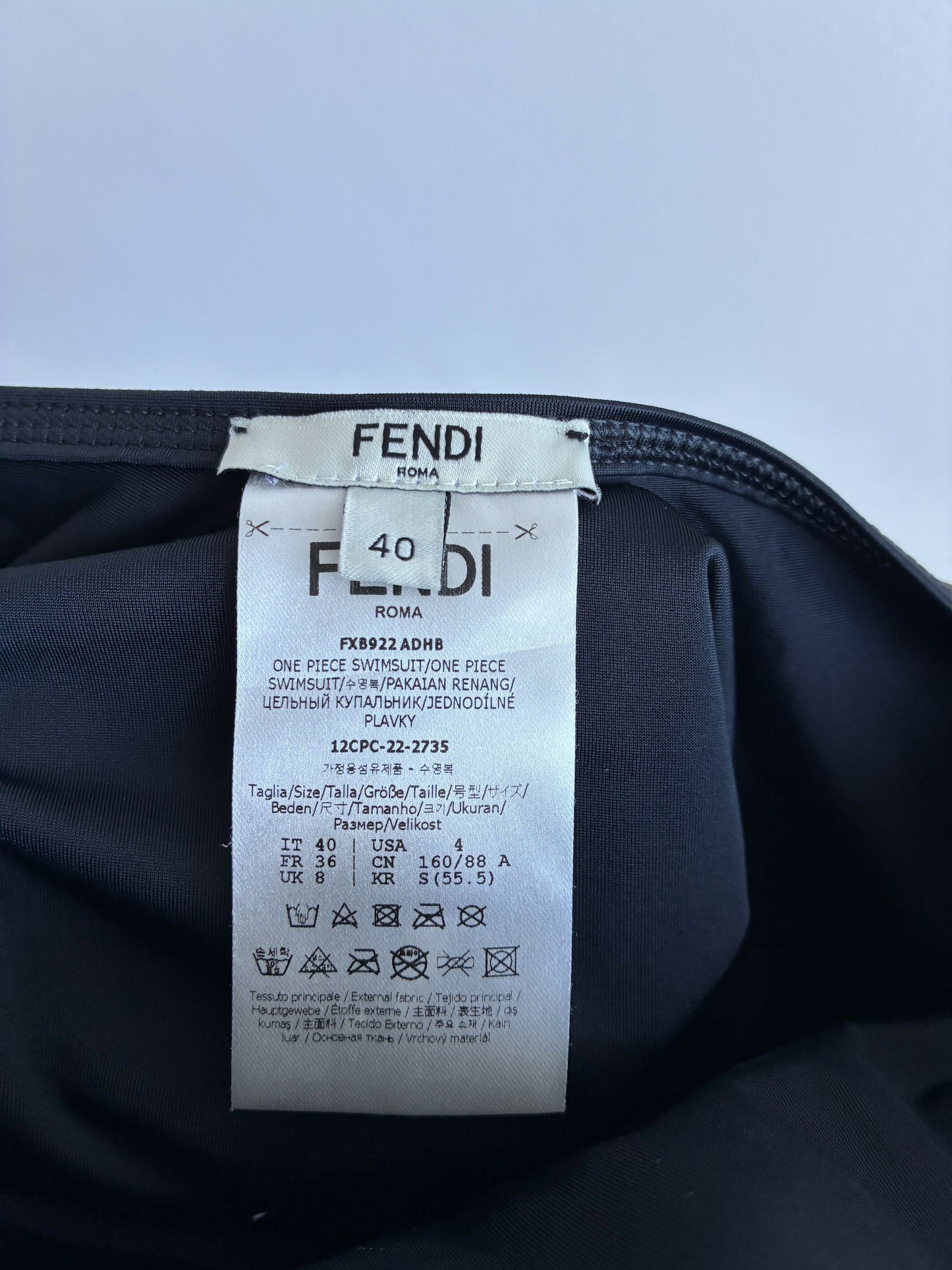 Fendi Zucca One-Piece Swimsuit