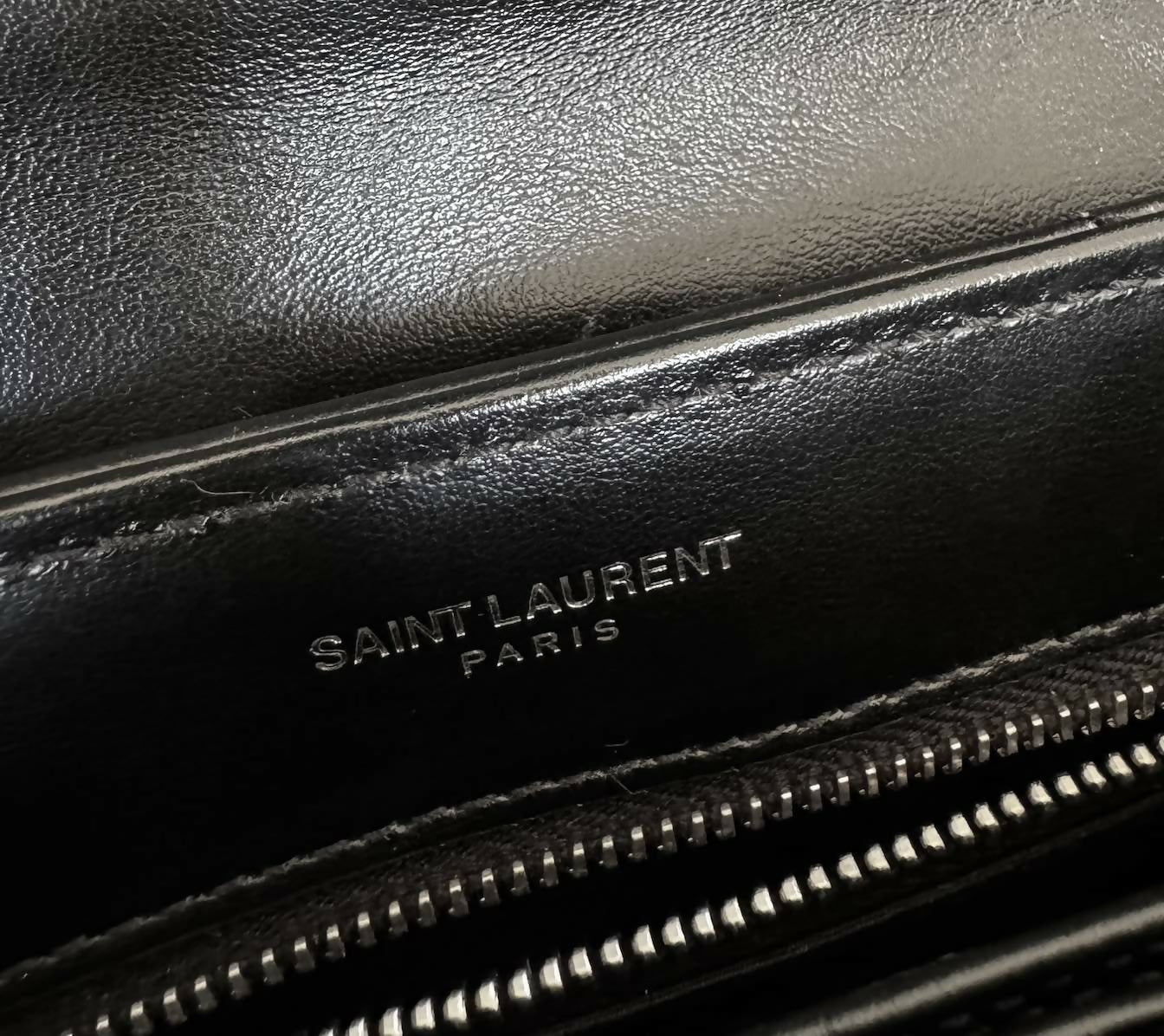 Saint Laurent YSL Toy Loulou Matelasse Leather Crossbody Bag in Black