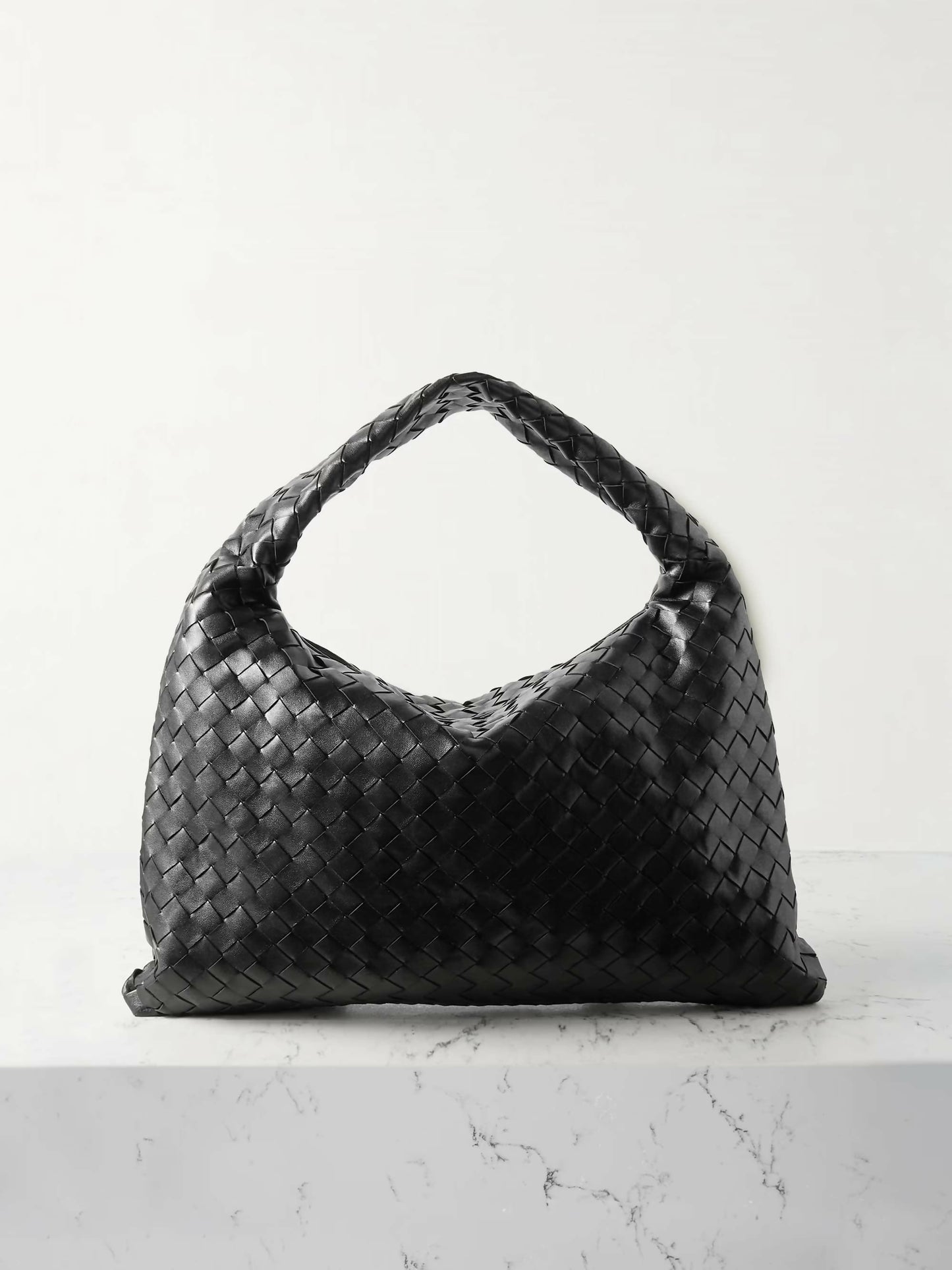 Bottega Veneta Small Calfskin Intrecciato Hop Hobo Bag