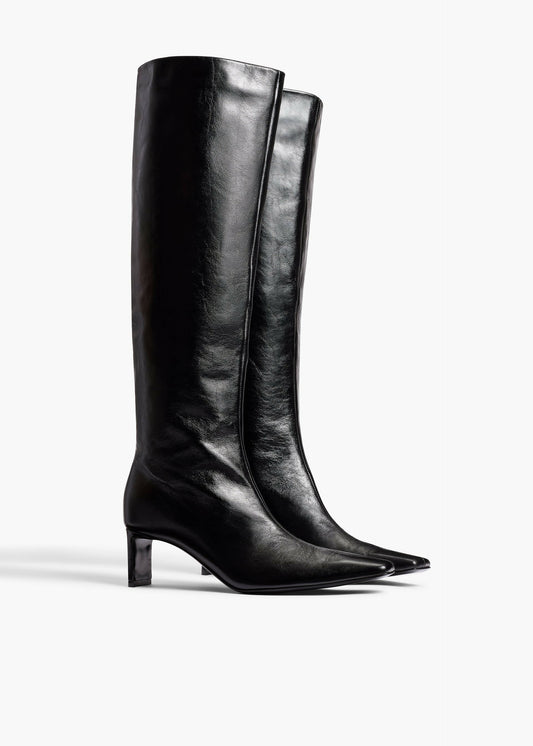 KHAITE Ona Knee-High Leather Boots - Full Set