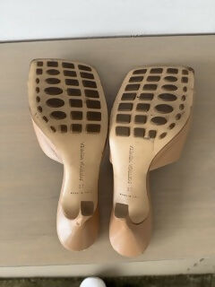 Bottega Stretched Squared Toe Sandal