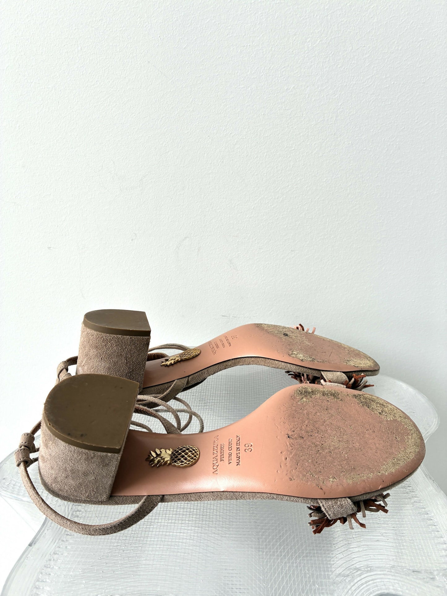 Aquazzura Wild Thing Block Heeled Sandals