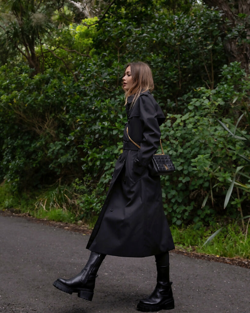 Burberry Black Quilted Leather Small Lola Bag