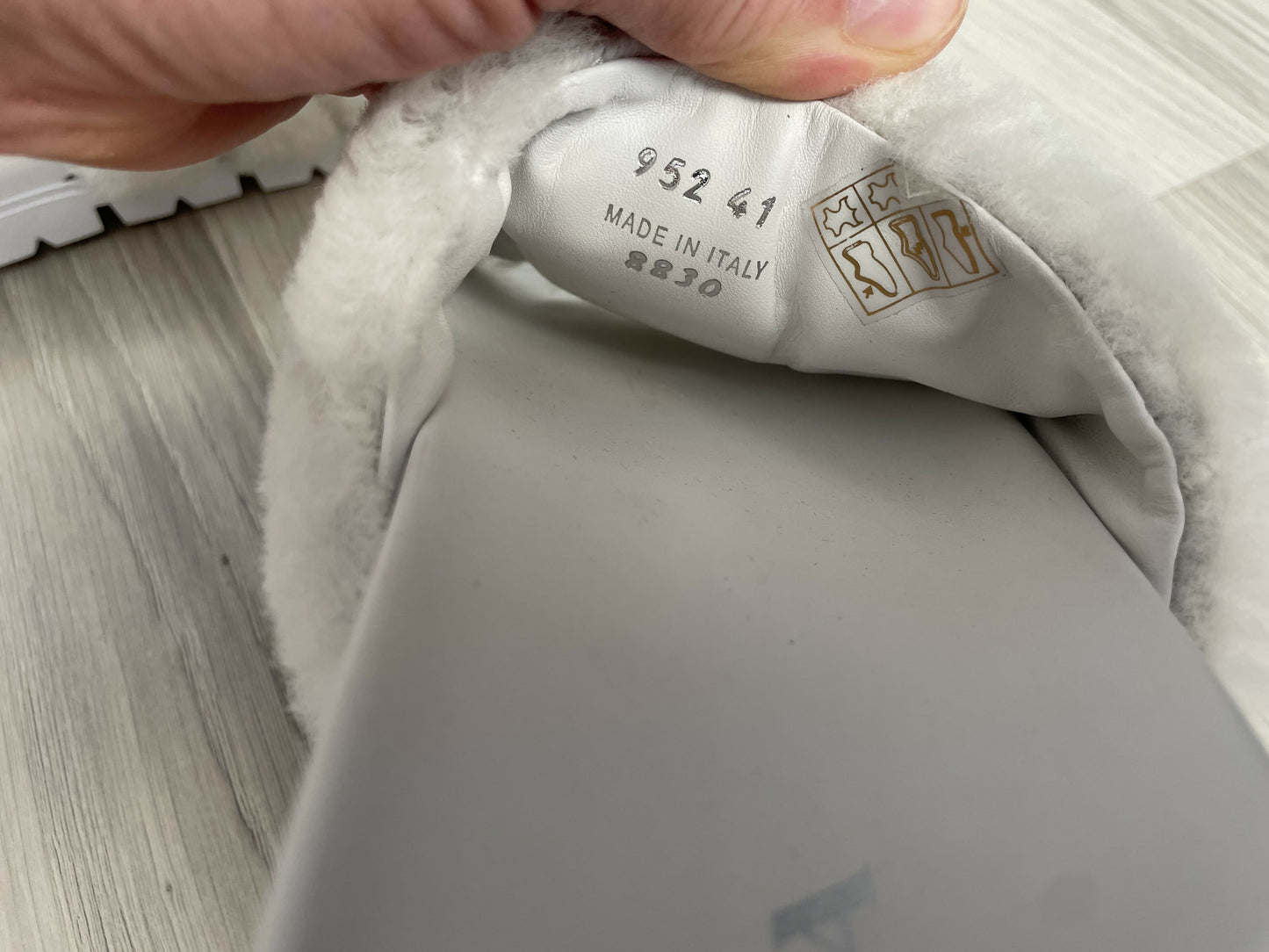 Prada montone sandals