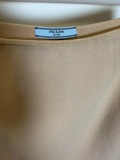 Prada wool blush skirt