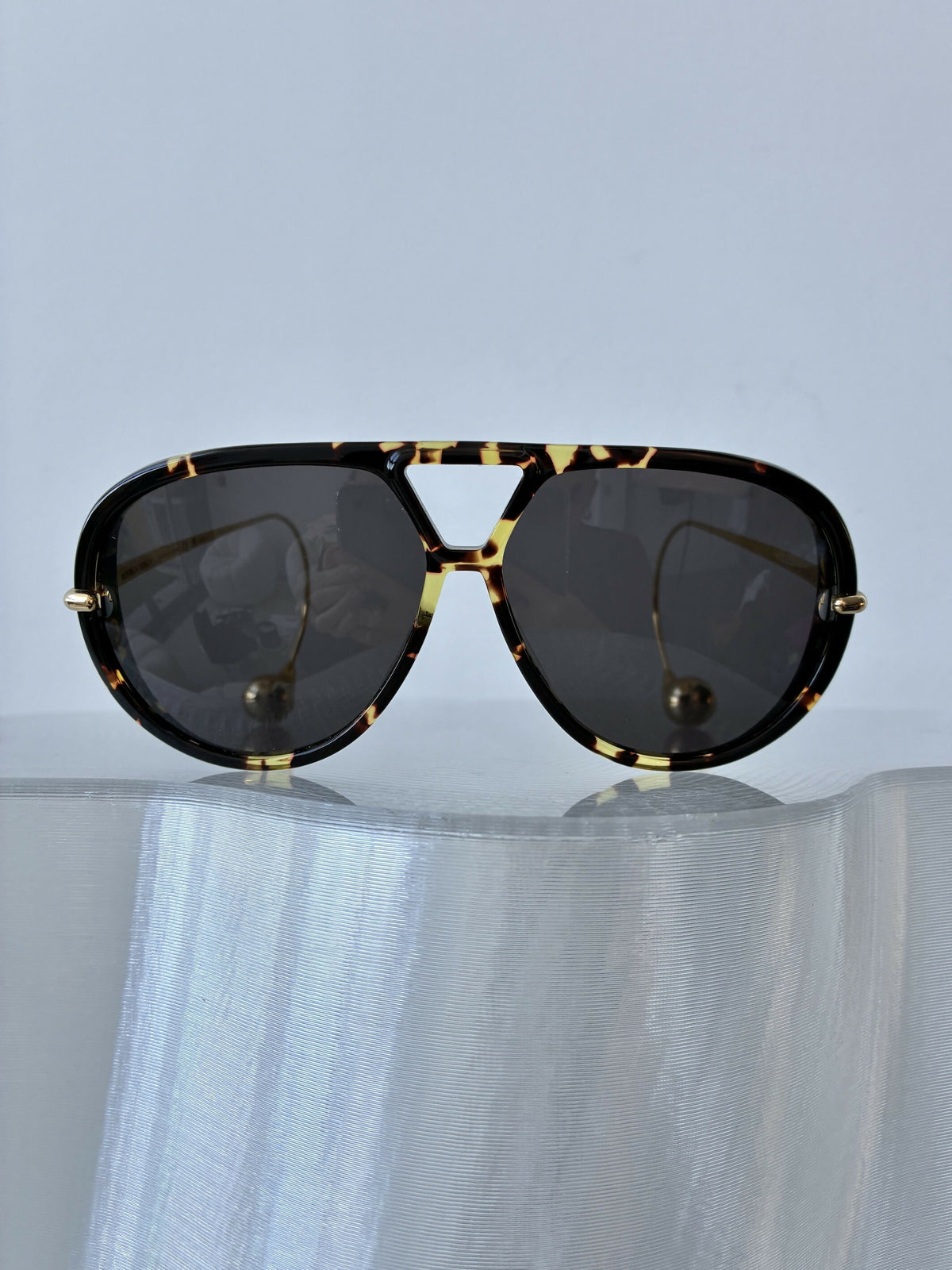 Bottega Veneta BV1273005 Tortoise Gold Sunglasses